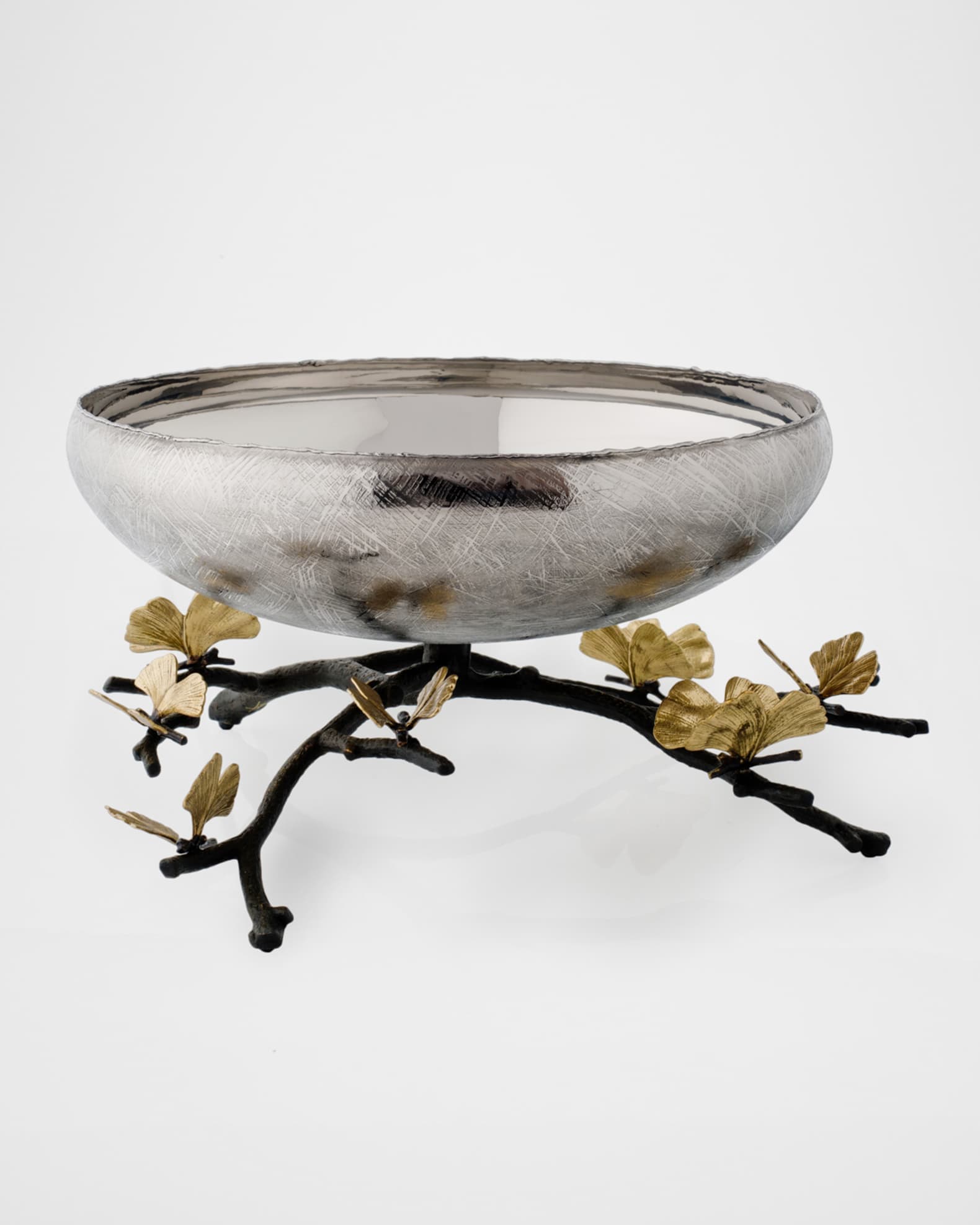 Michael Aram Butterfly Ginkgo Footed Centerpiece Bowl