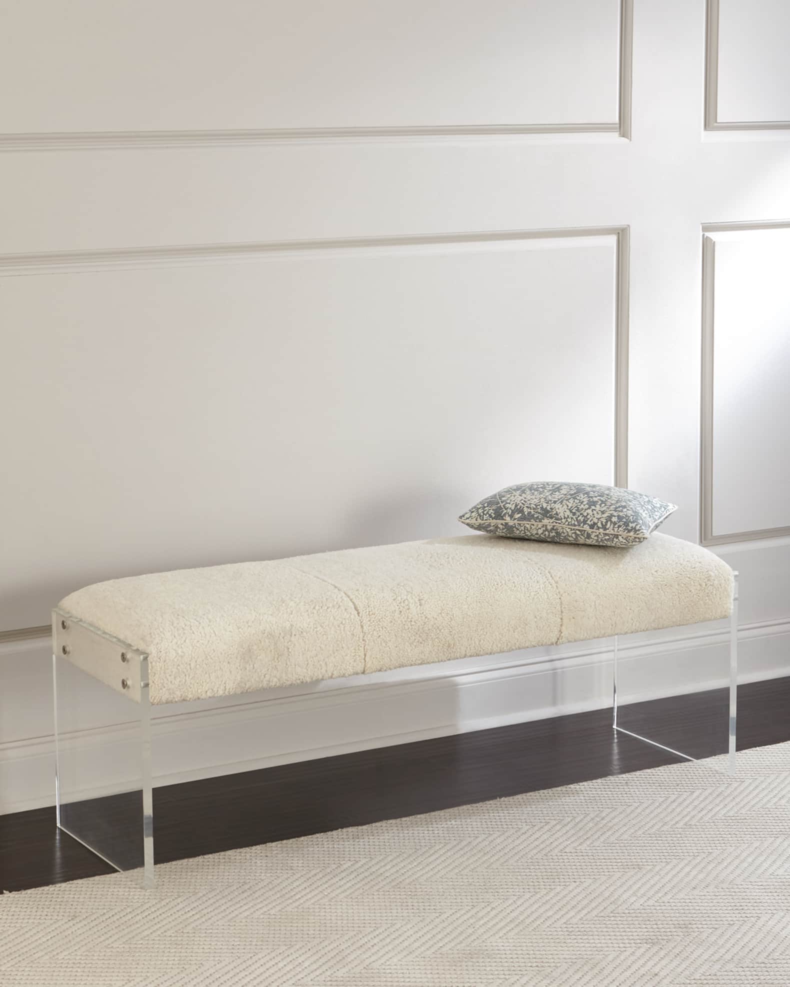 Wallis Shearling Bench 0