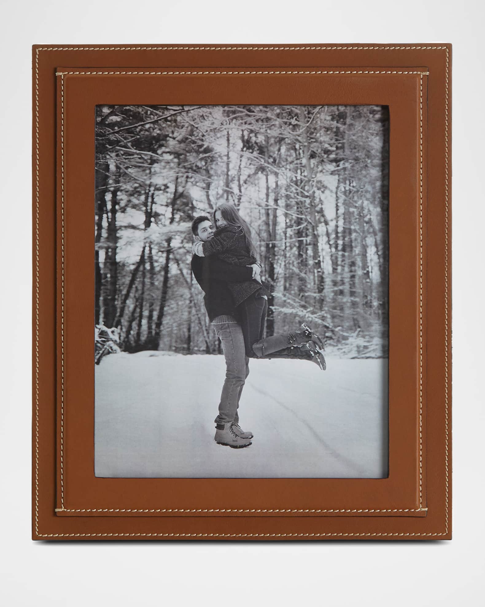 Ralph Lauren Home Brennan Picture Frame, Saddle, 8" x 10"
