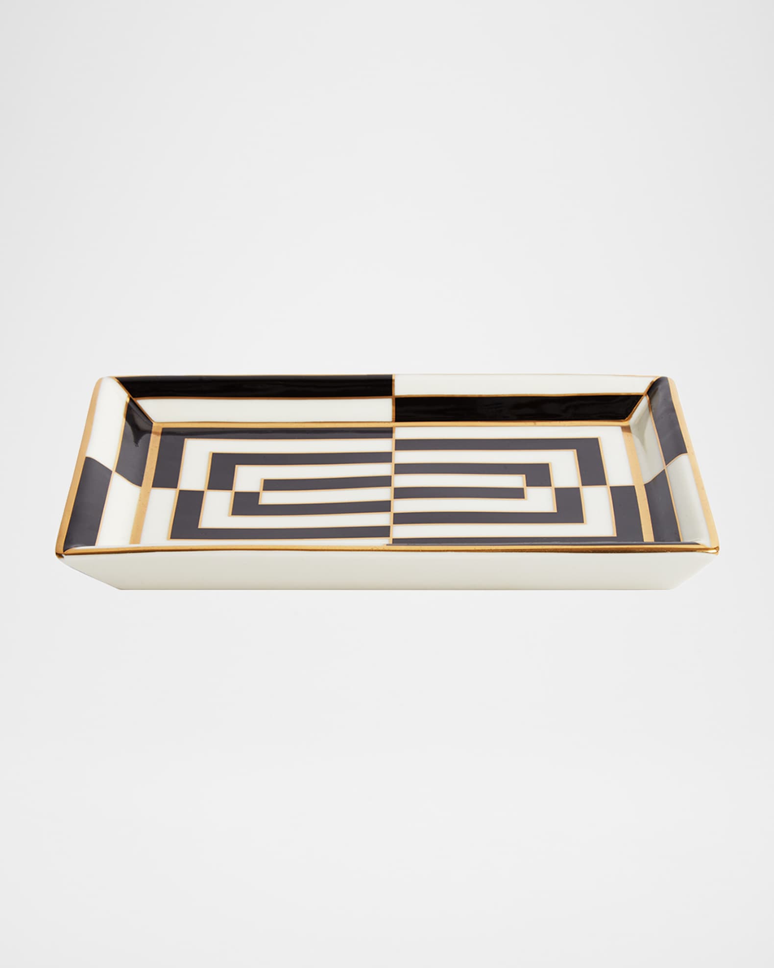 Op Art Rectangle Tray 0