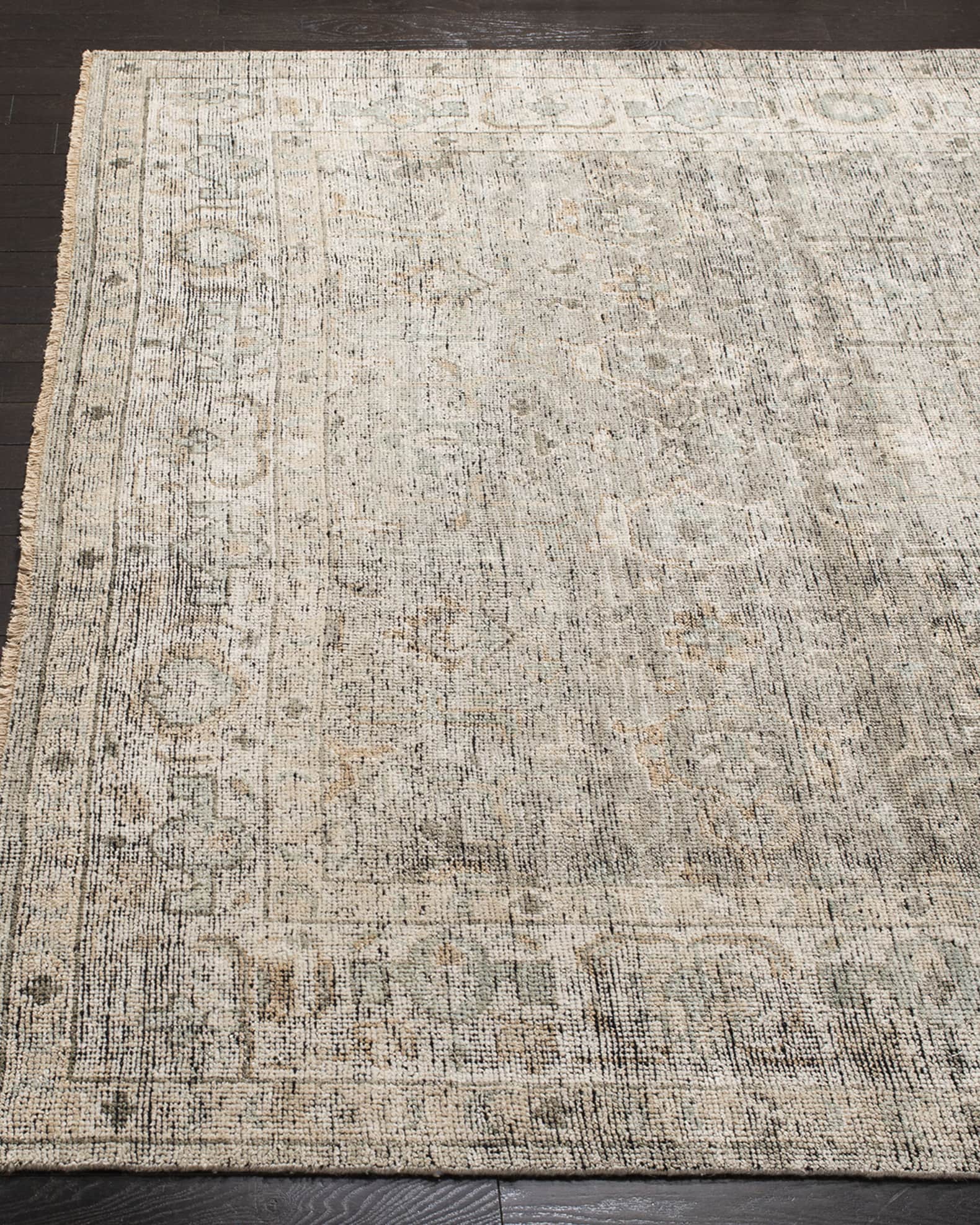 Rowan Hand-Knotted Wool Rug | Neiman Marcus