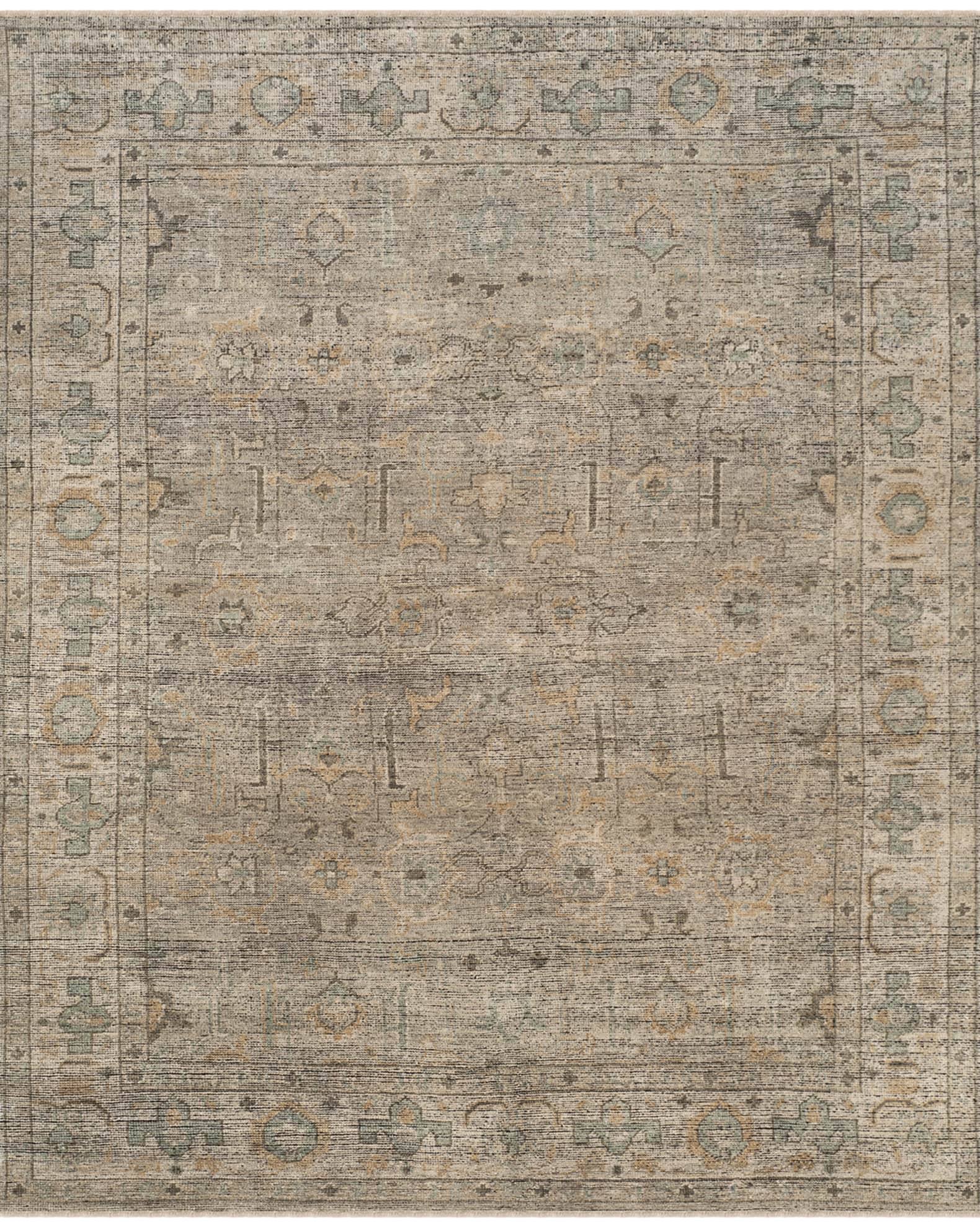 Rowan Hand-Knotted Wool Rug | Neiman Marcus