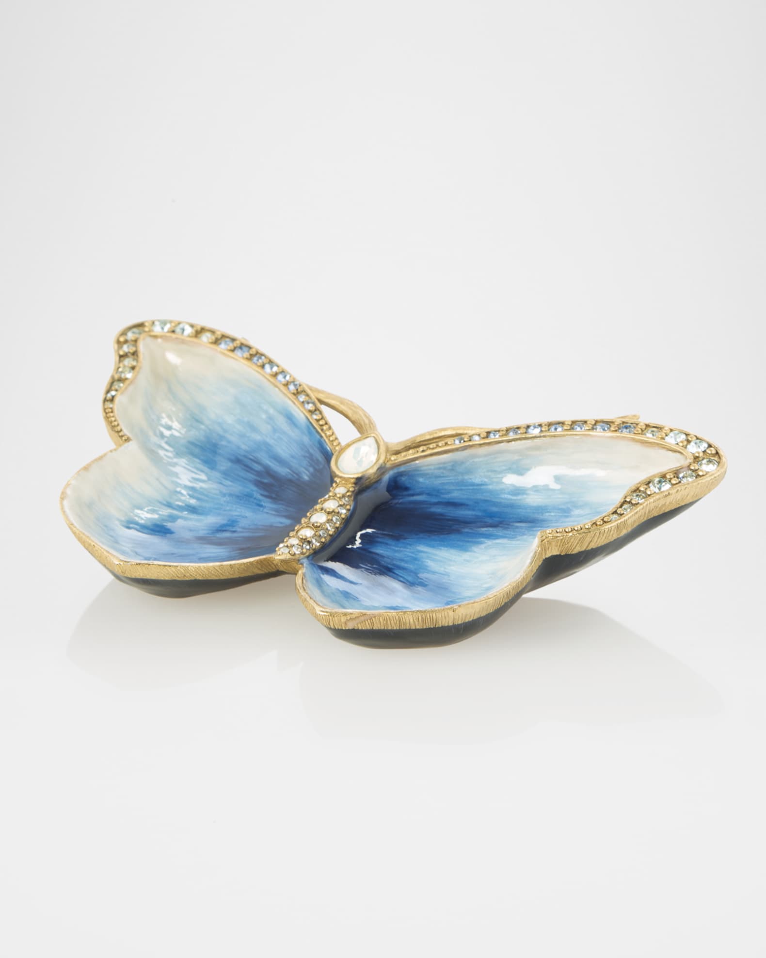 Indigo Butterfly Trinket Tray 1