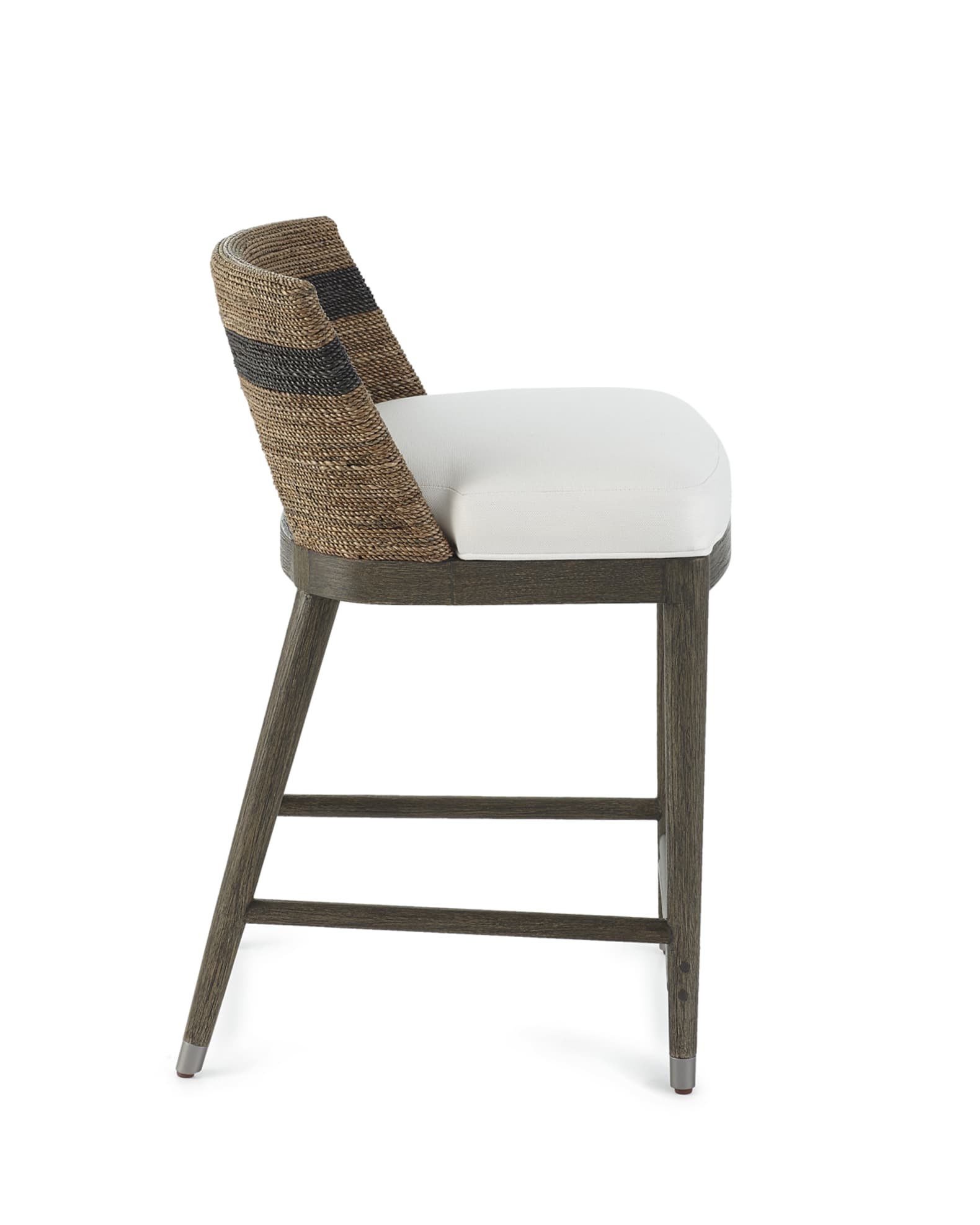 Palecek Fritz Rope Counter Stool 24