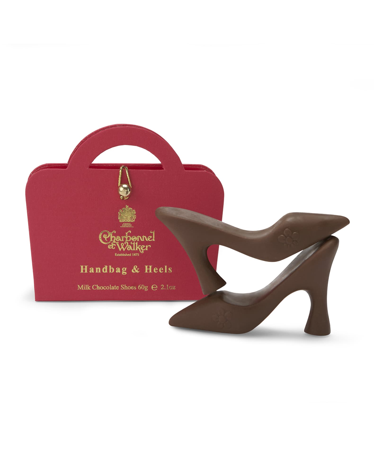Charbonnel Et Walker Mini "Handbag & Heels" Chocolate Shoes