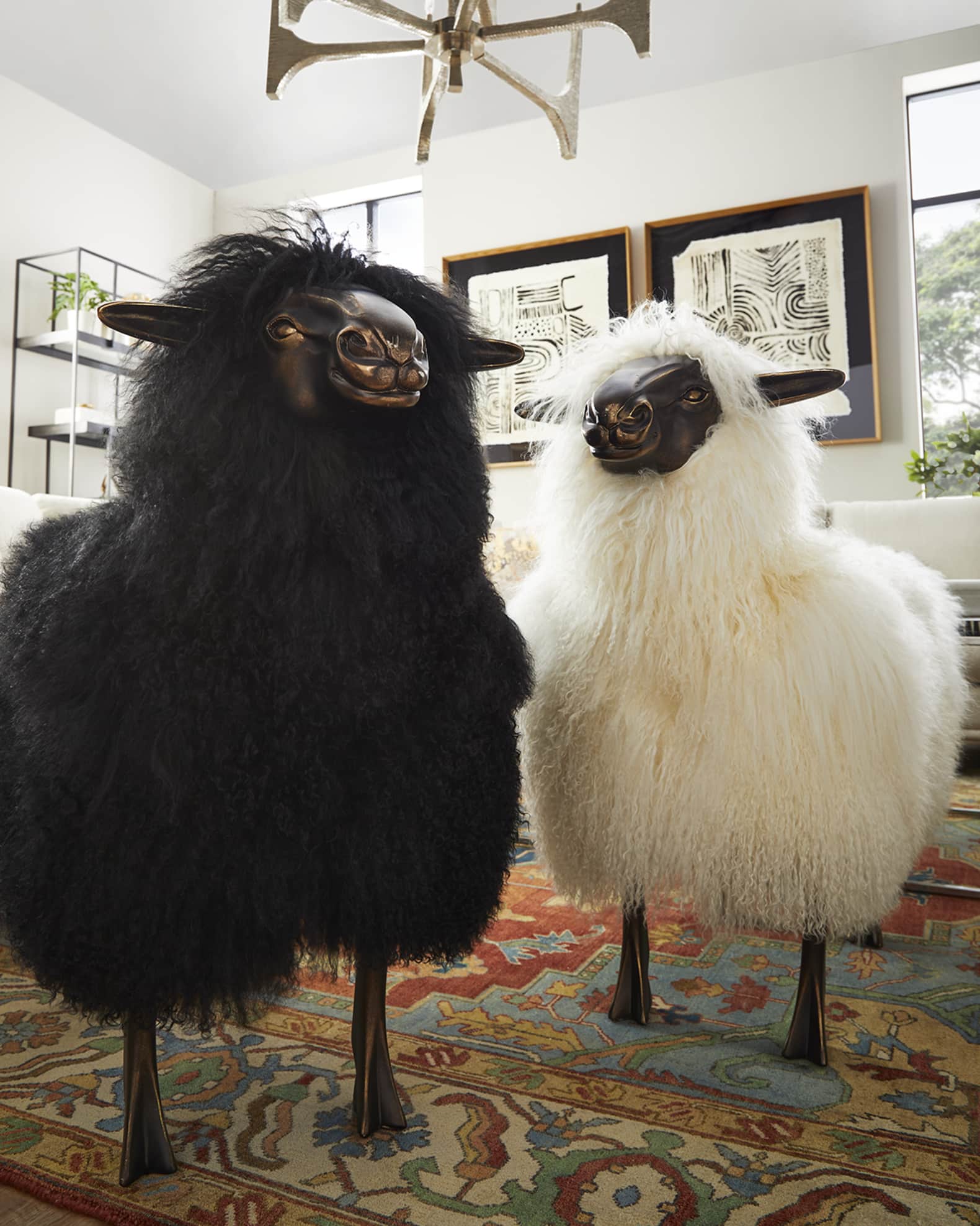 Sheepskin Bench Collection | Neiman Marcus
