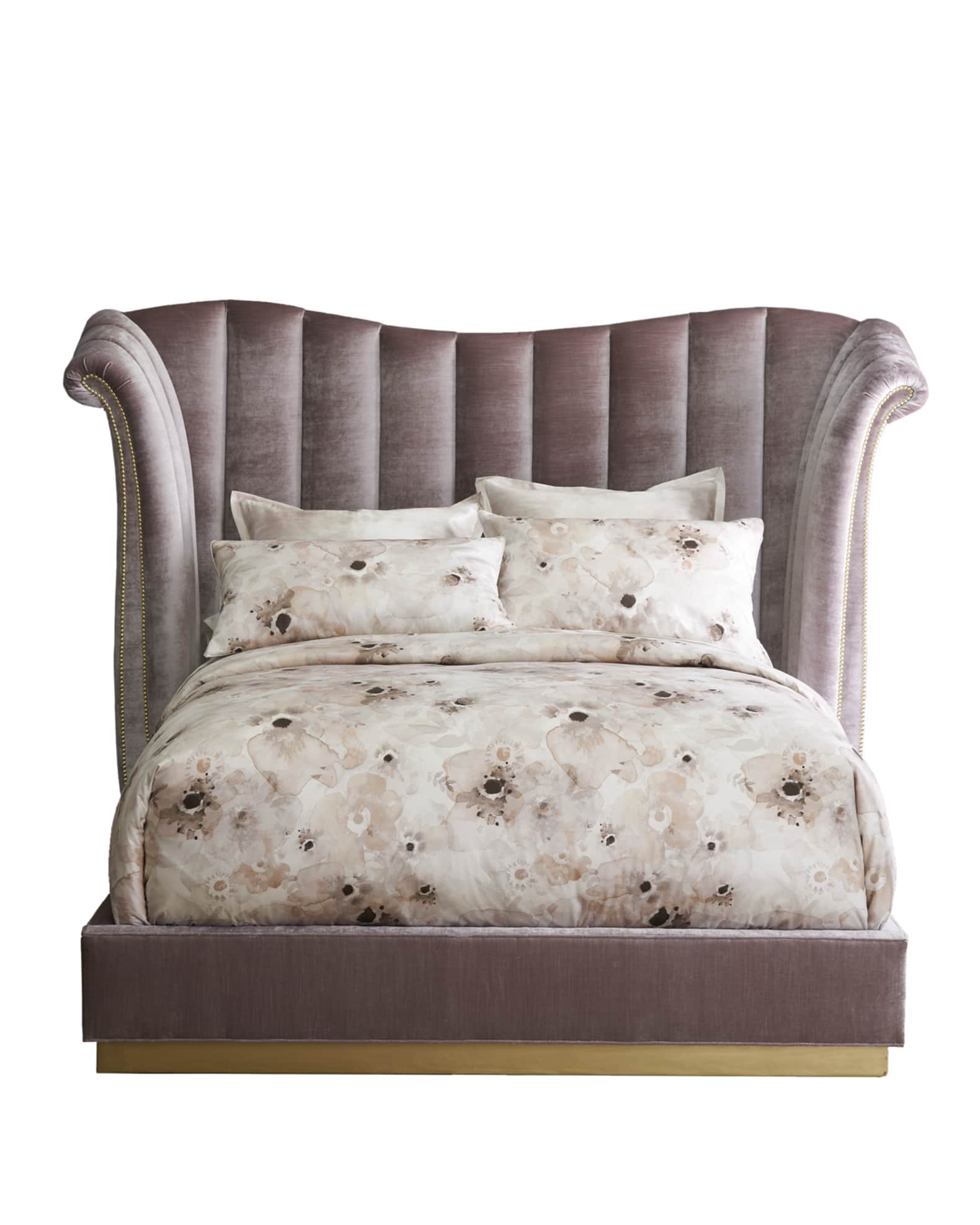 Moira Channel-Tufted King Bed 1