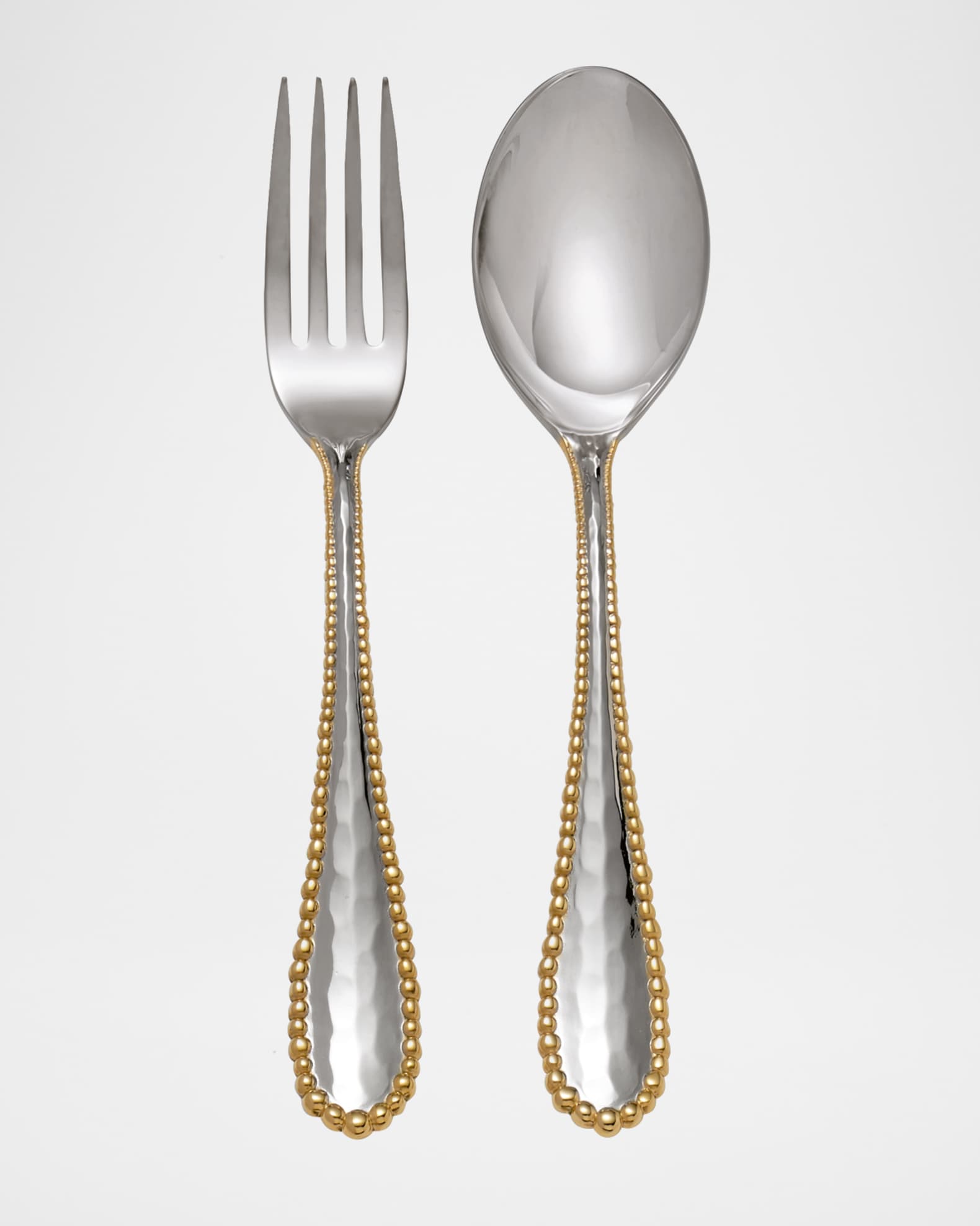 Molten Serving Set, Gold