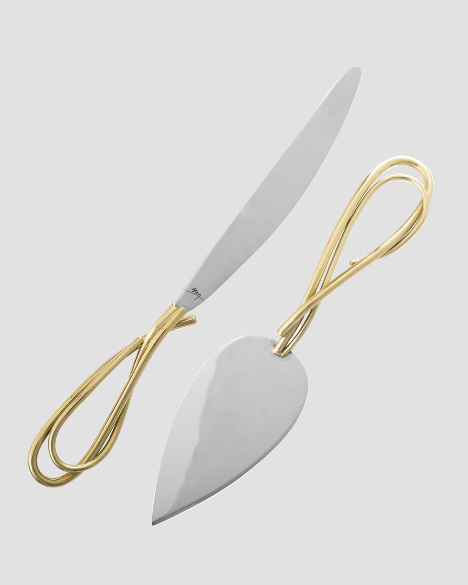 Calla Lily Cake Knife Server Set 0