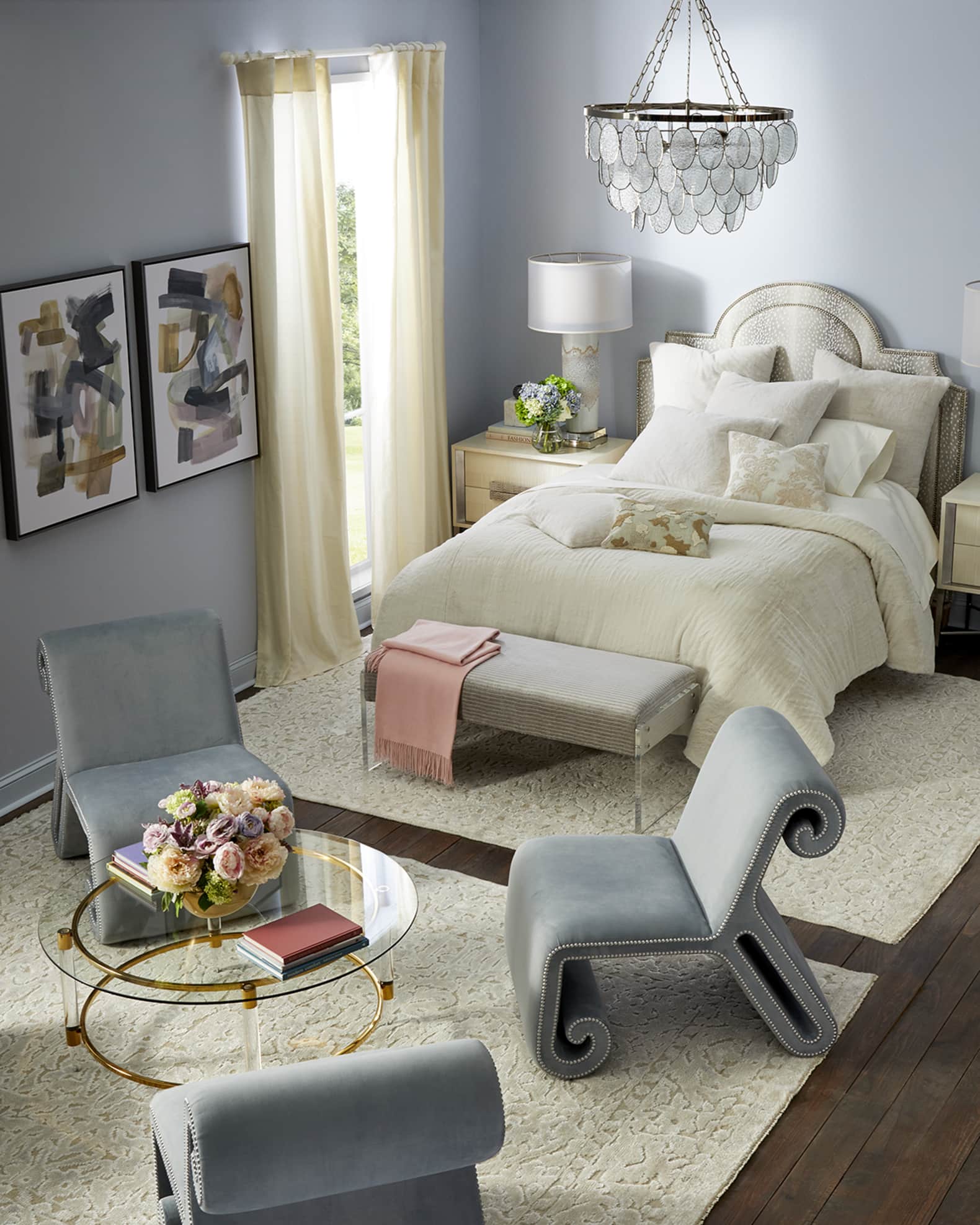 Maurice Animal-Print Queen Headboard 1