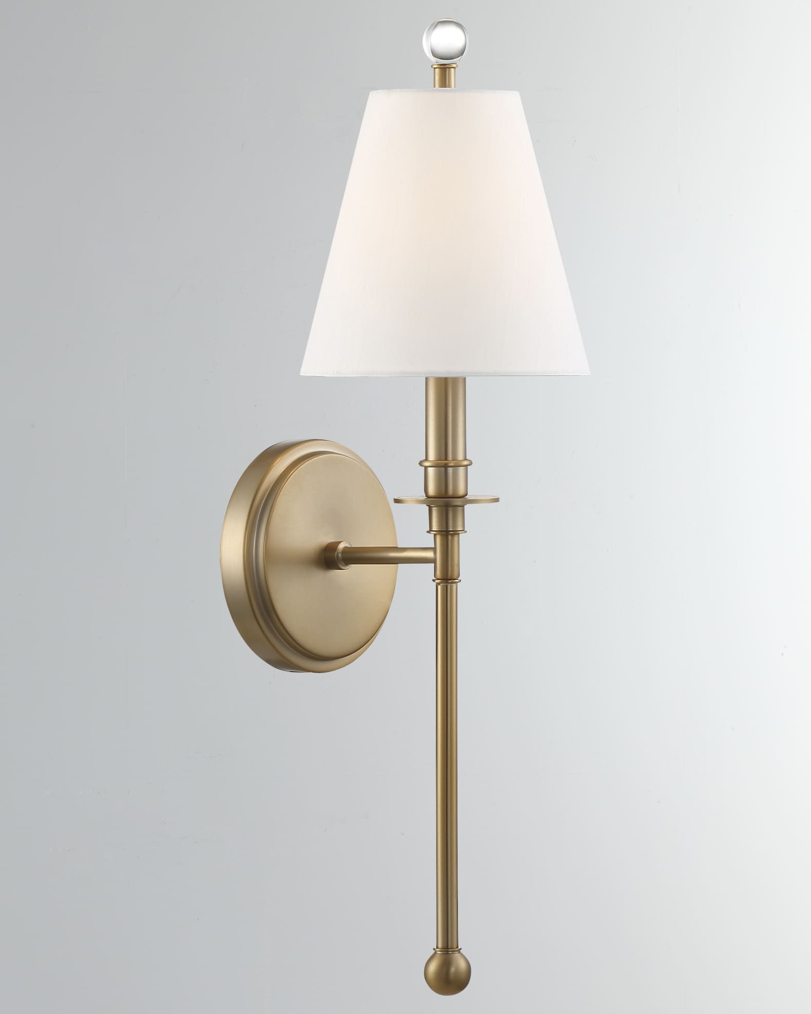 Riverdale 1-Light Sconce with Shade 0