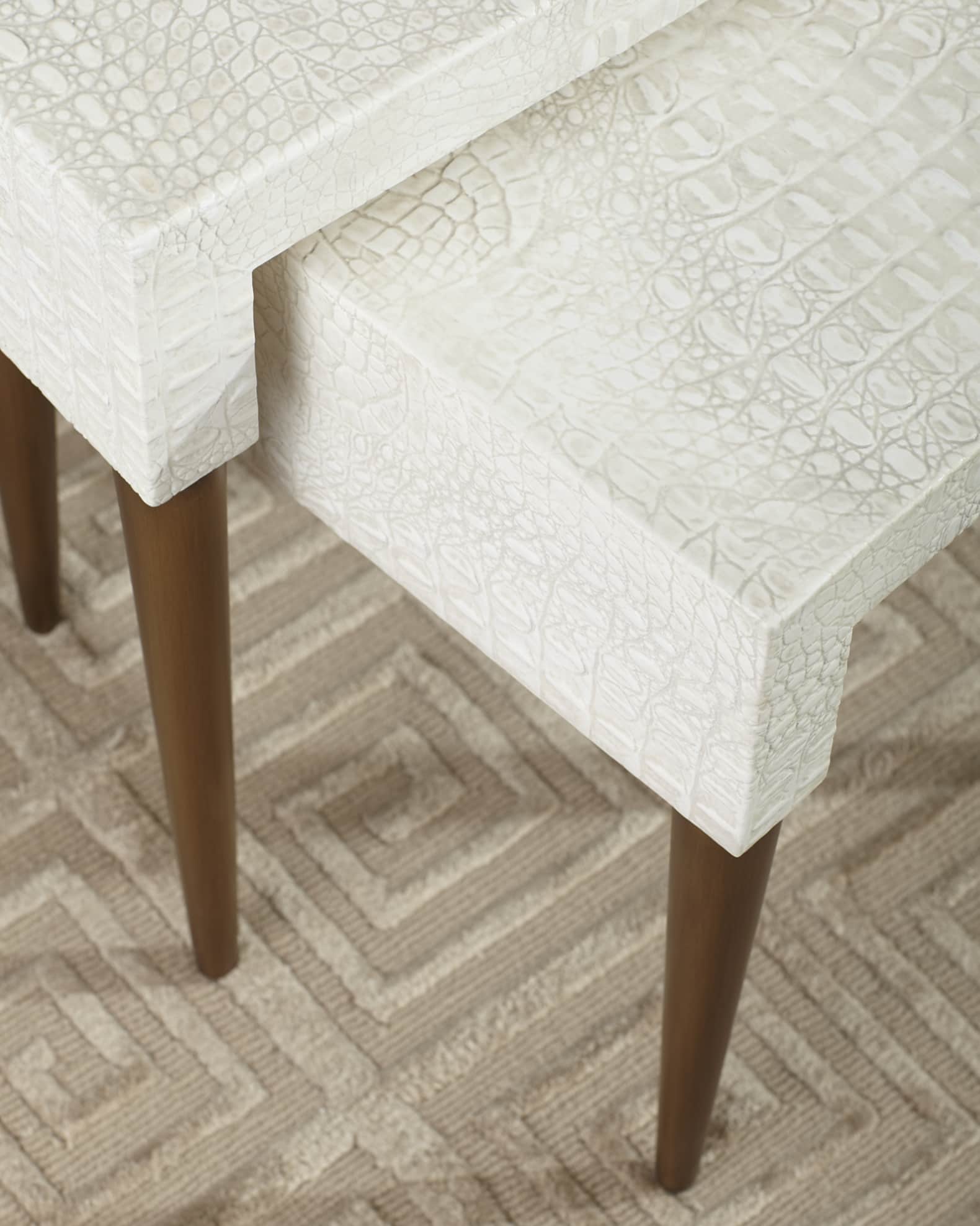 John-Richard Collection Kano Nesting Tables | Neiman Marcus