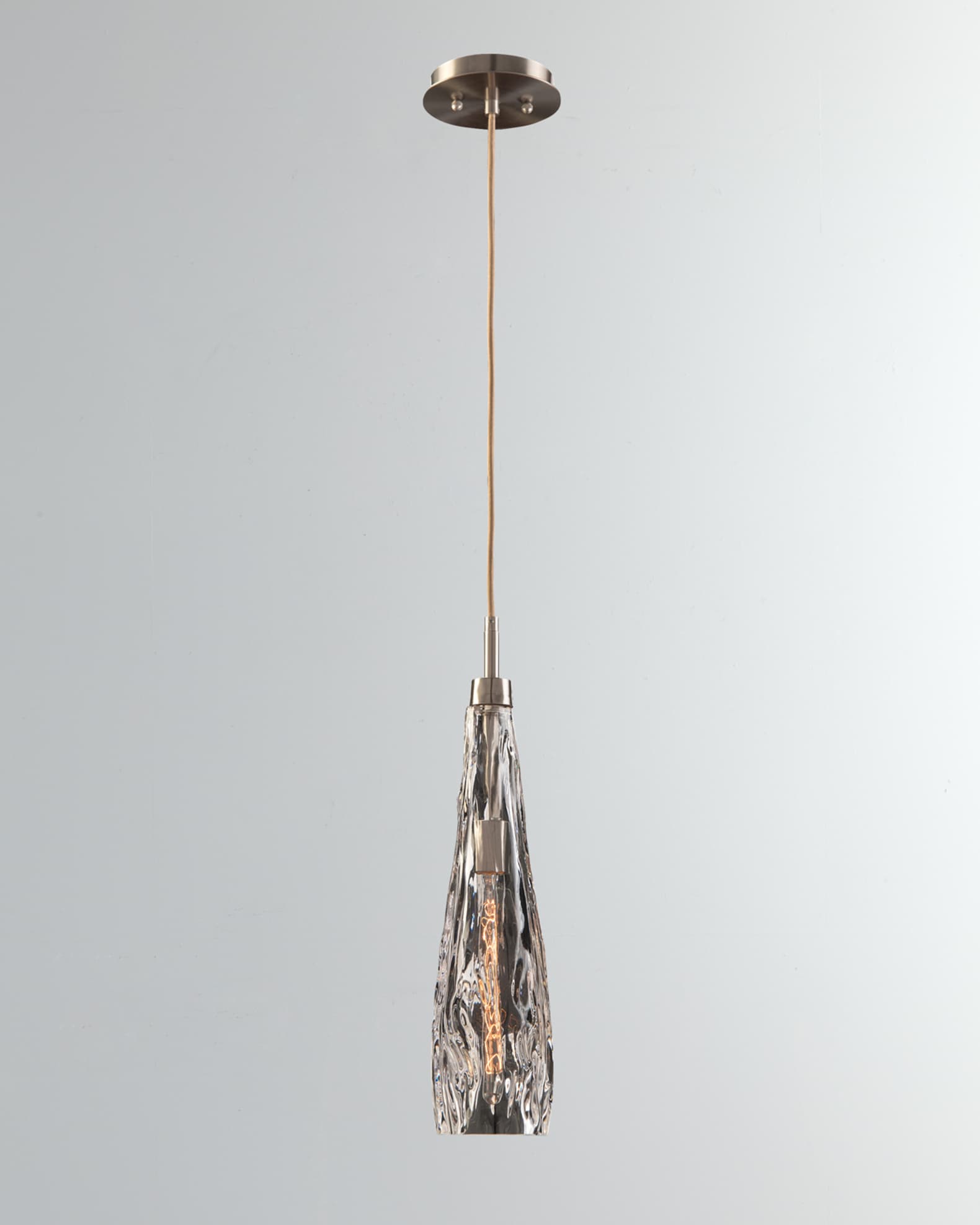 Hand Blown Hanging Glass Pendant
