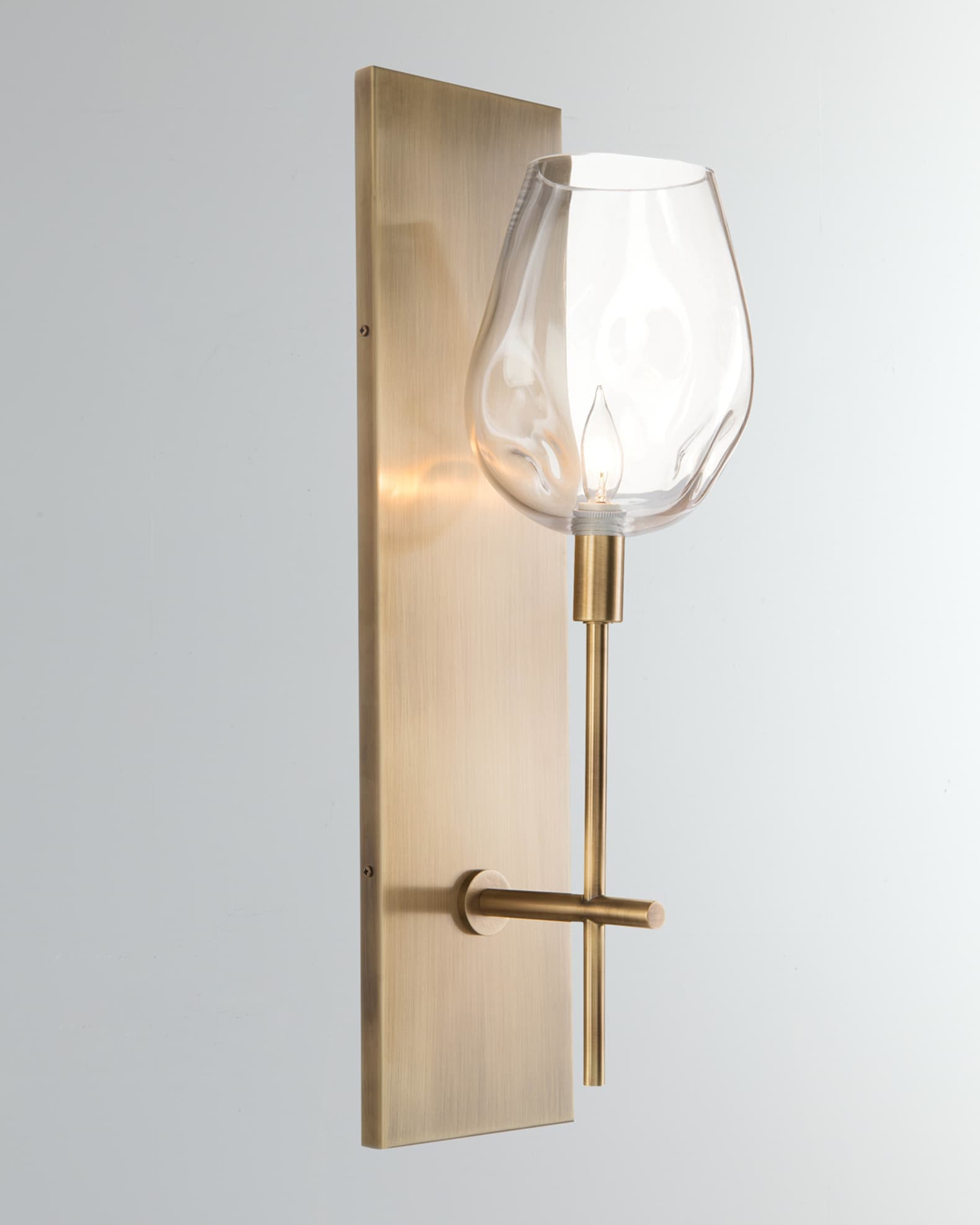 Glass Globe Wall Sconce 0
