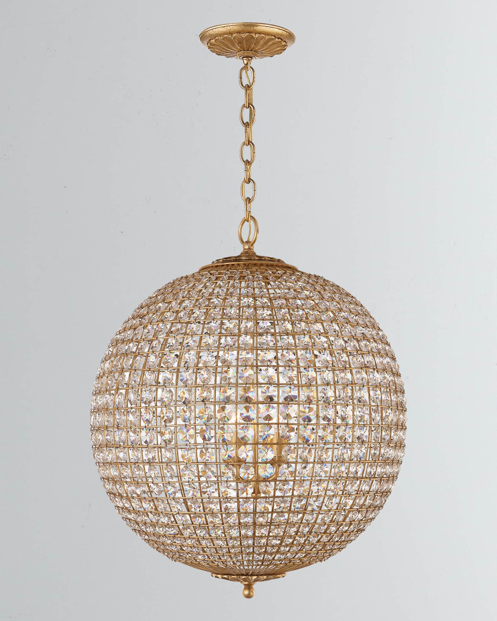Renwick Large Sphere Chandelier By AERIN 0