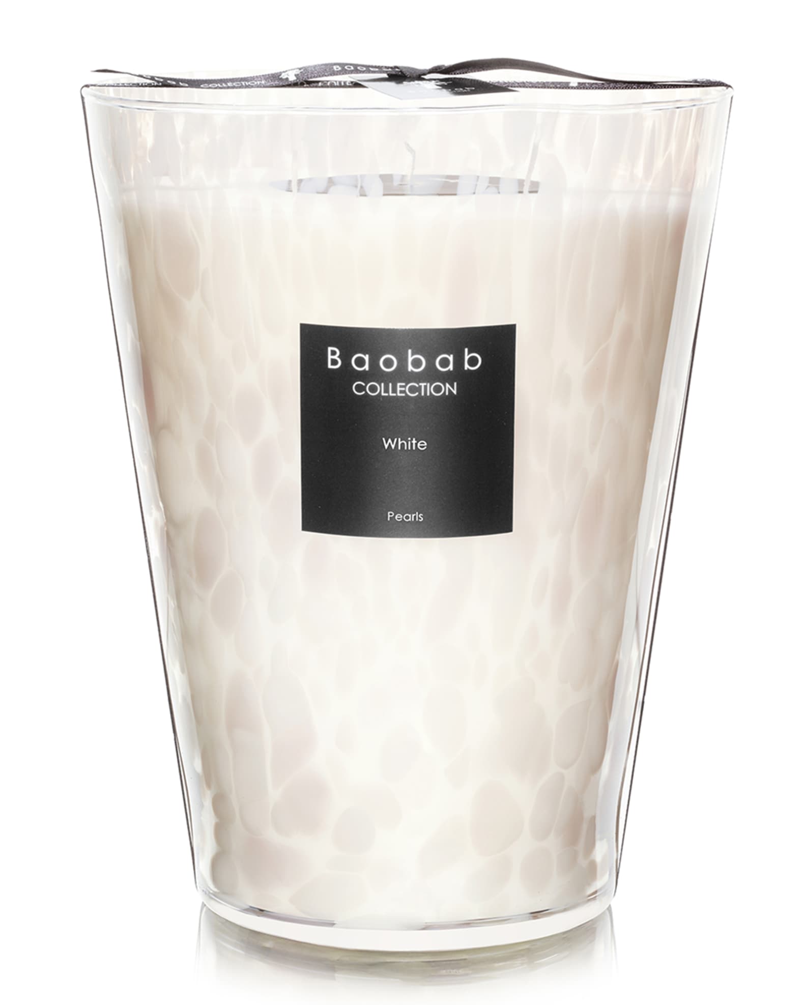 Baobab Collection White Pearls Candle, 9.4