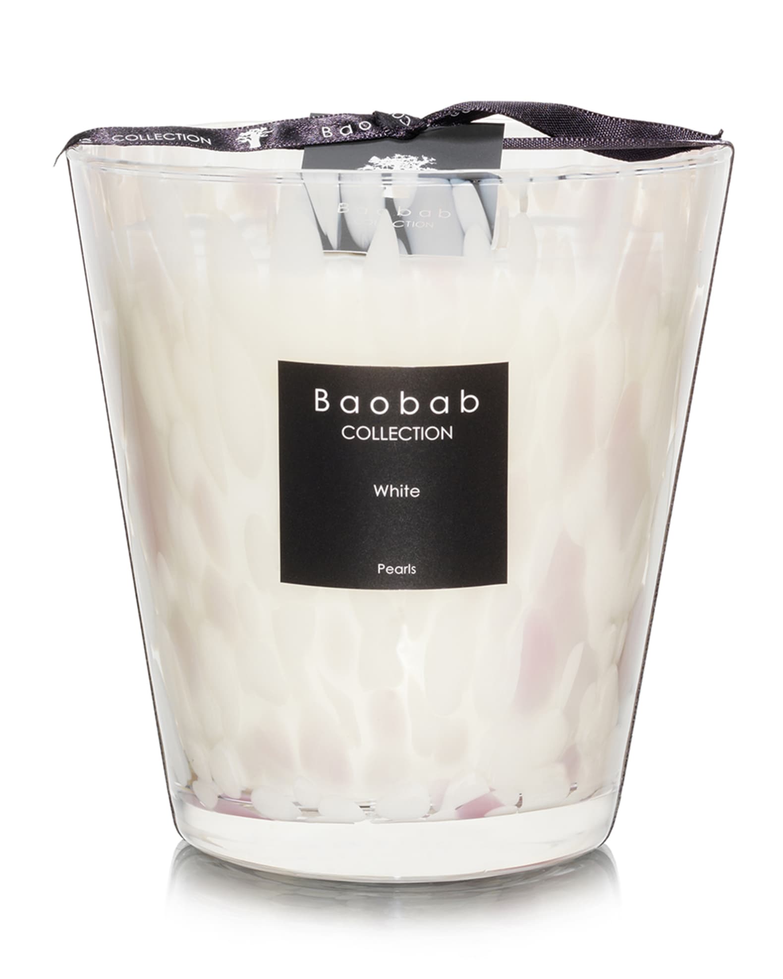 Baobab Collection White Pearls Candle, 6.3