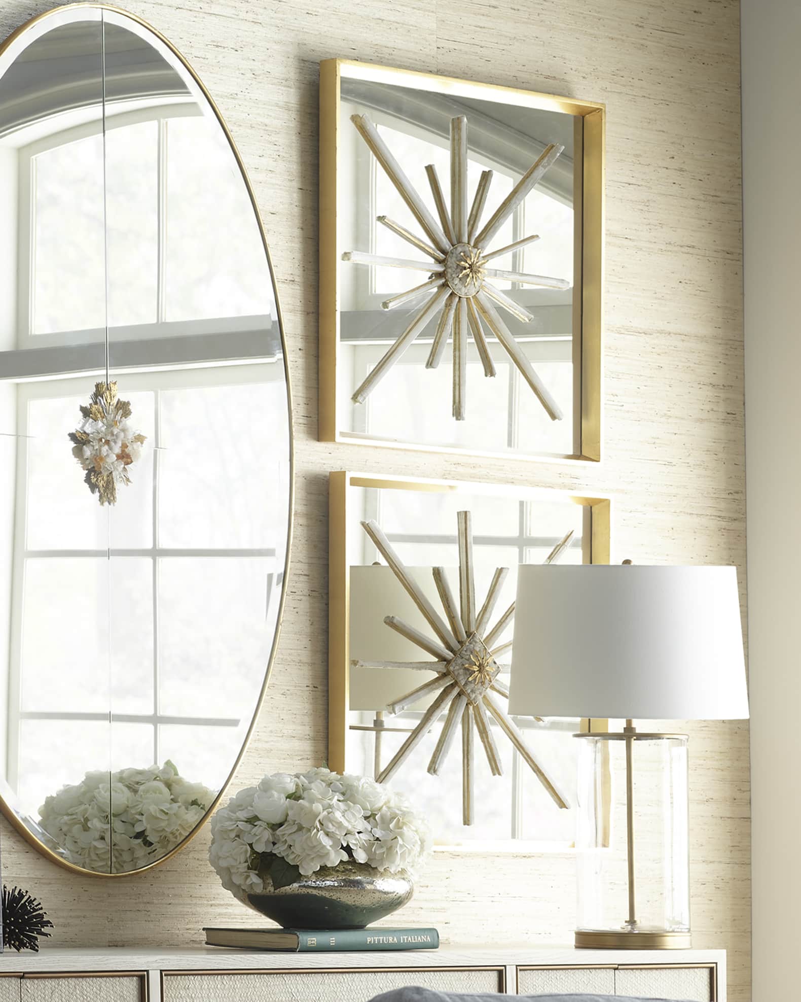 JohnRichard Collection Star Crossed Diamond Wall Decor Neiman Marcus