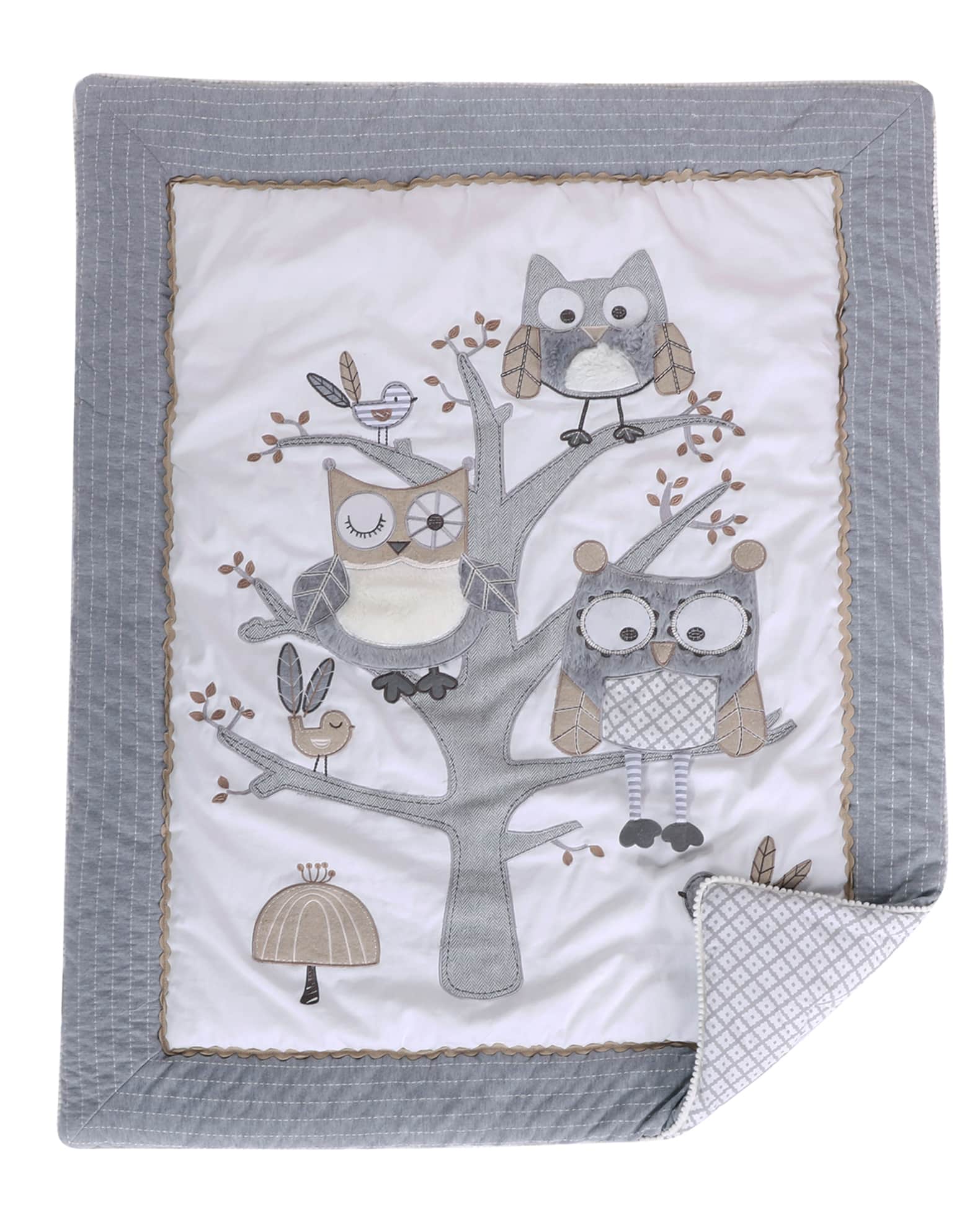 Night Owl 5 Piece Crib Bedding Set