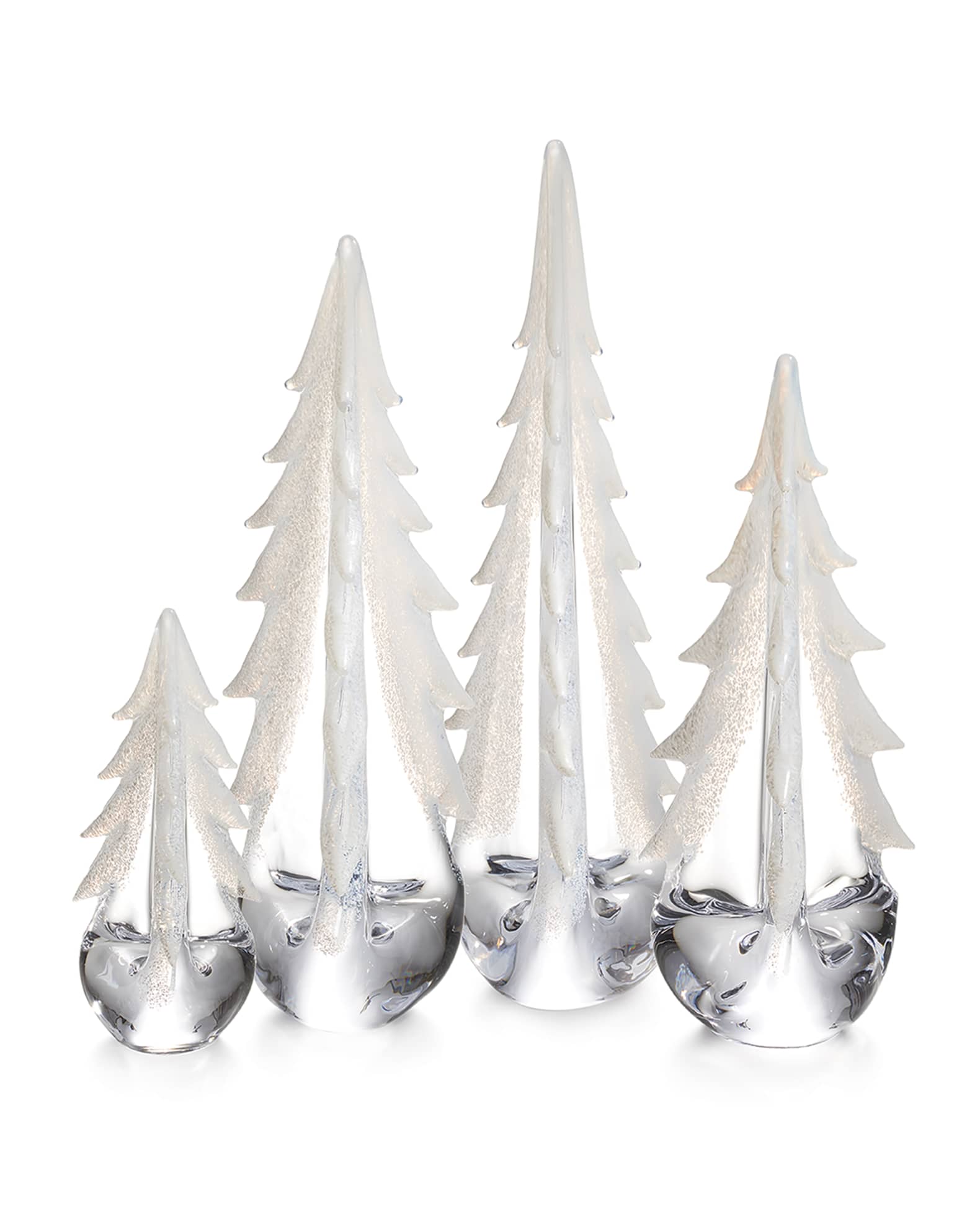 Vermont Snowy Branches Glass Evergreen 1