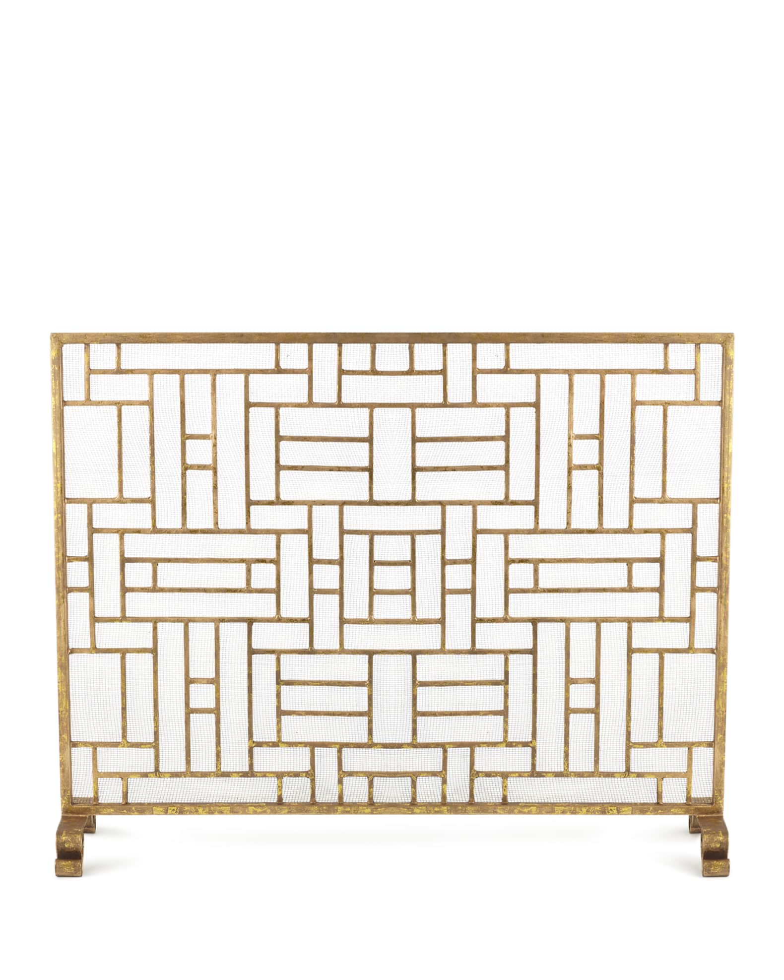 Asian Design Fireplace Screen 1