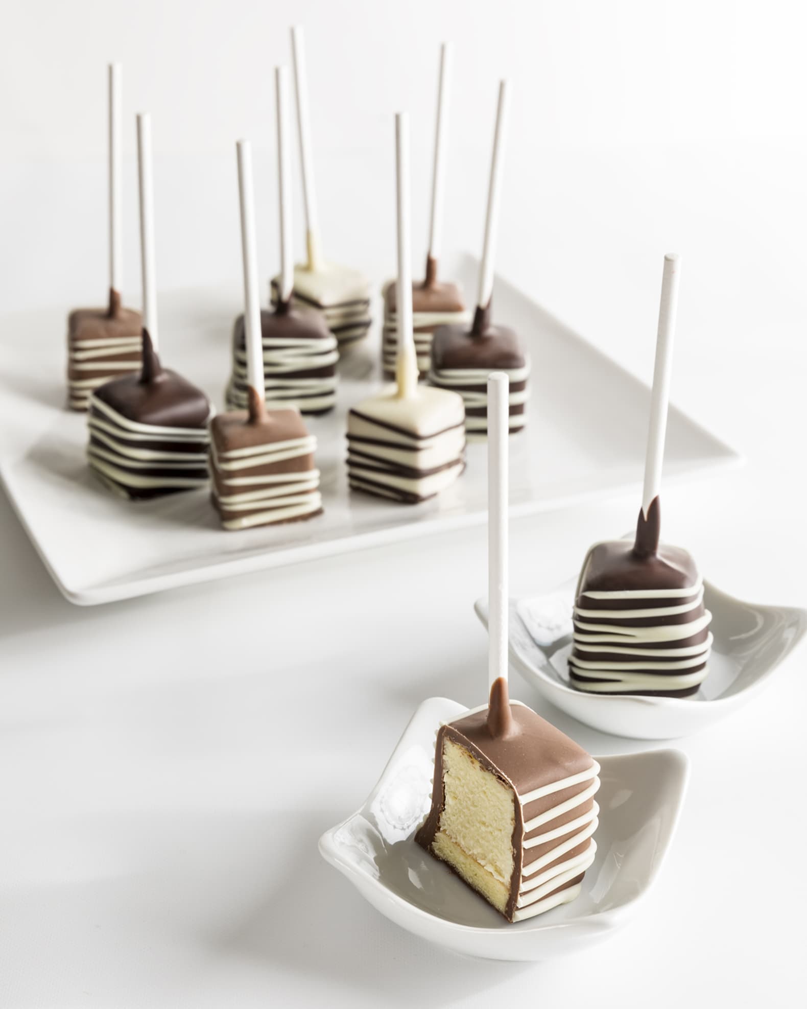 Classic Belgian Chocolate Covered Cheesecake Pops 0