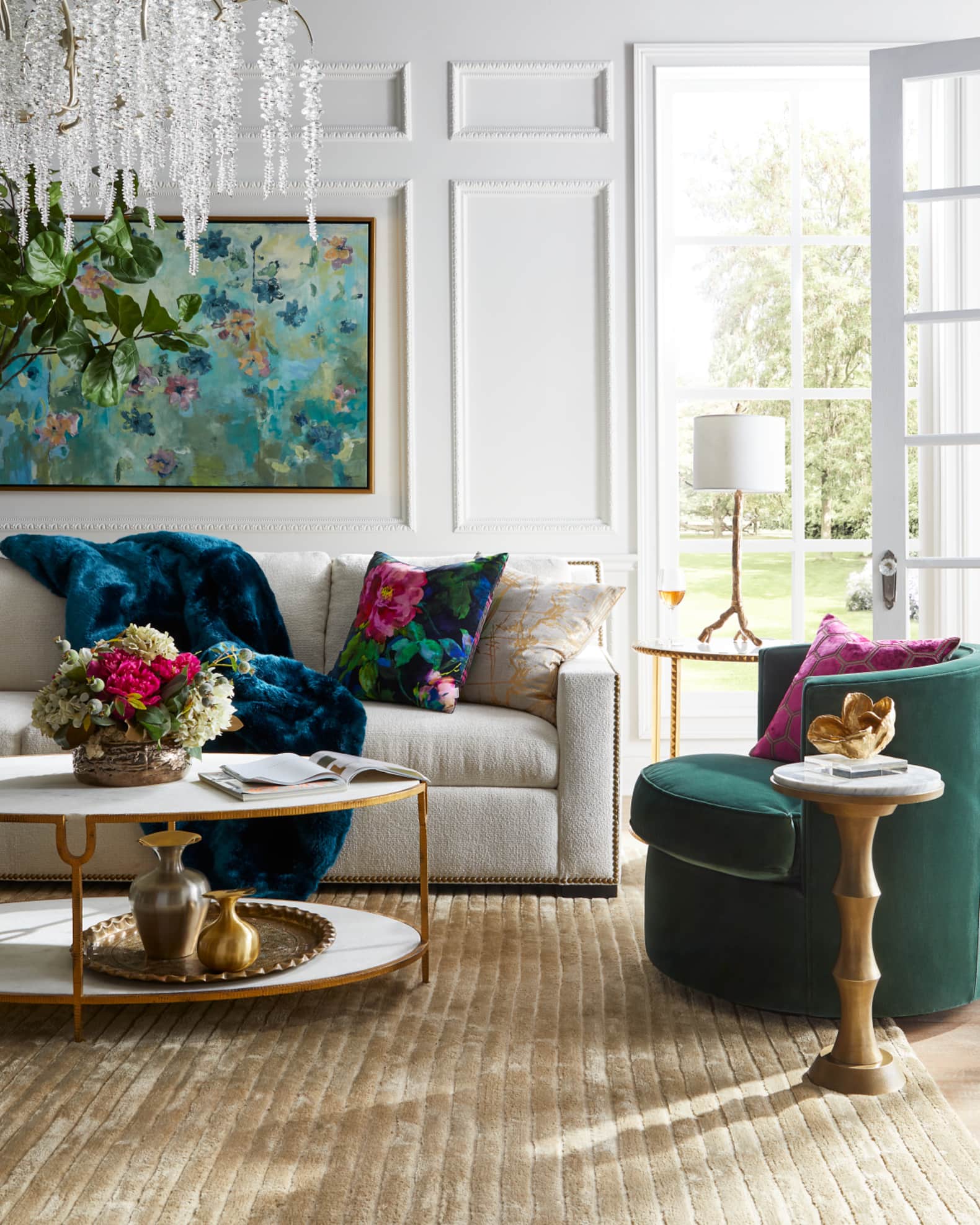 Couture Collection Faux Fur Throw