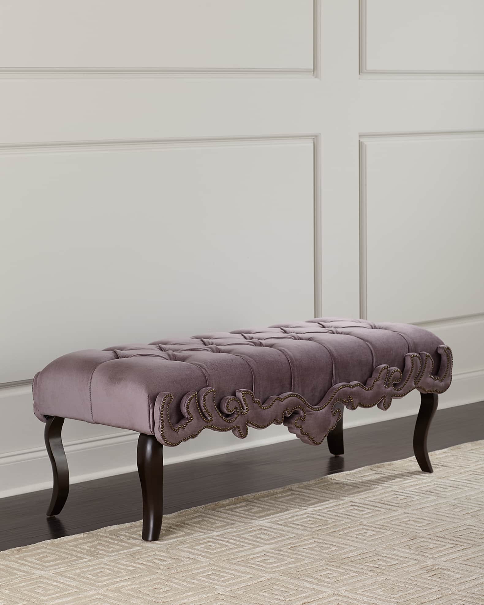 Camile Tufted Bench 1