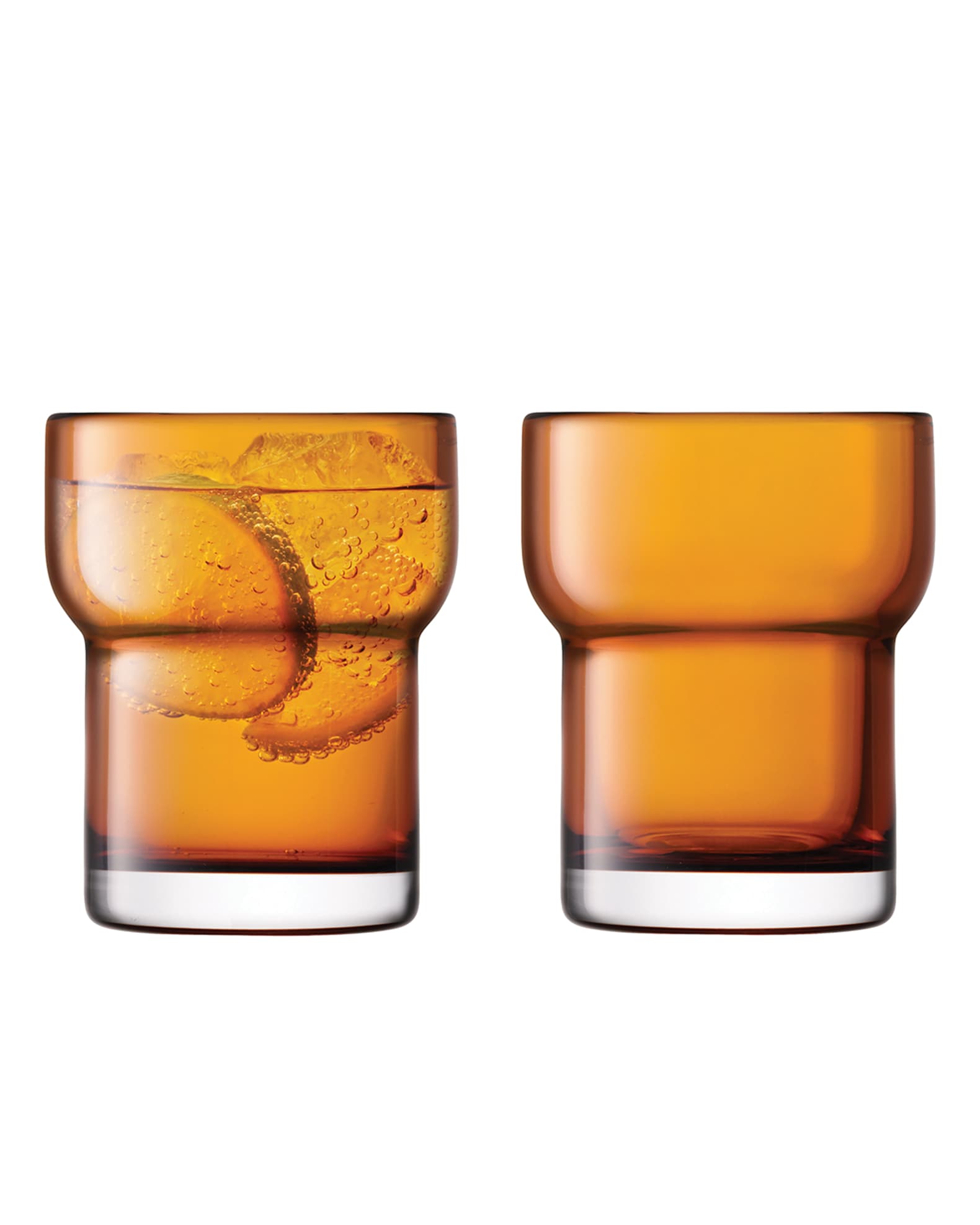 Utility Amber Tumblers, Set of 2 0