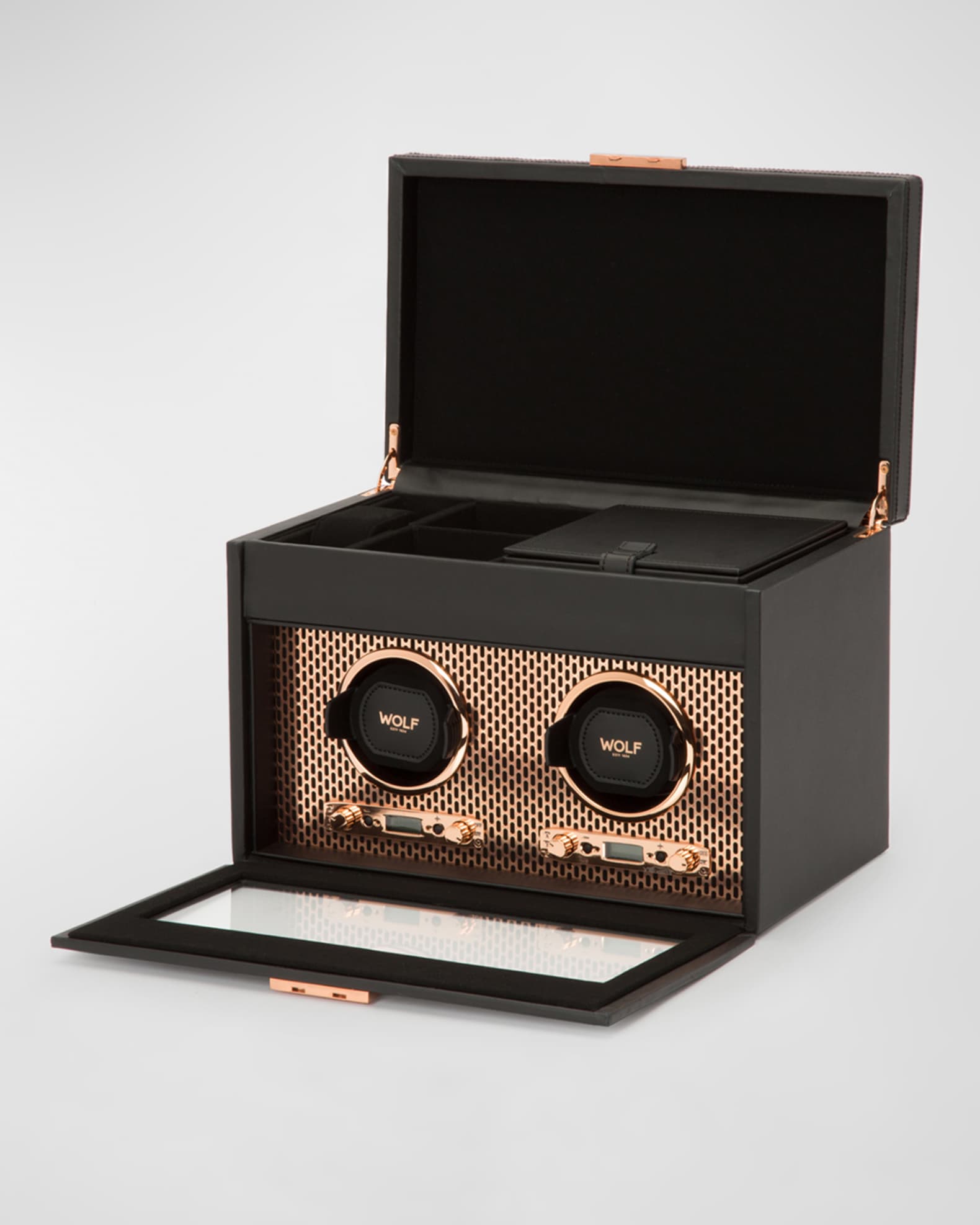 Axis Double Watch Winder with Storage | Neiman Marcus