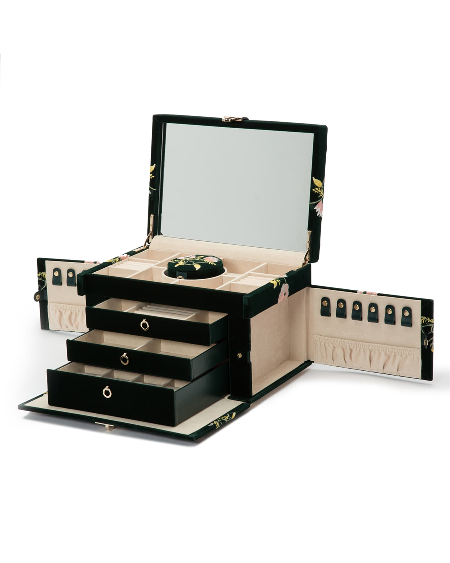 WOLF Zoe Large Jewelry Box | Neiman Marcus