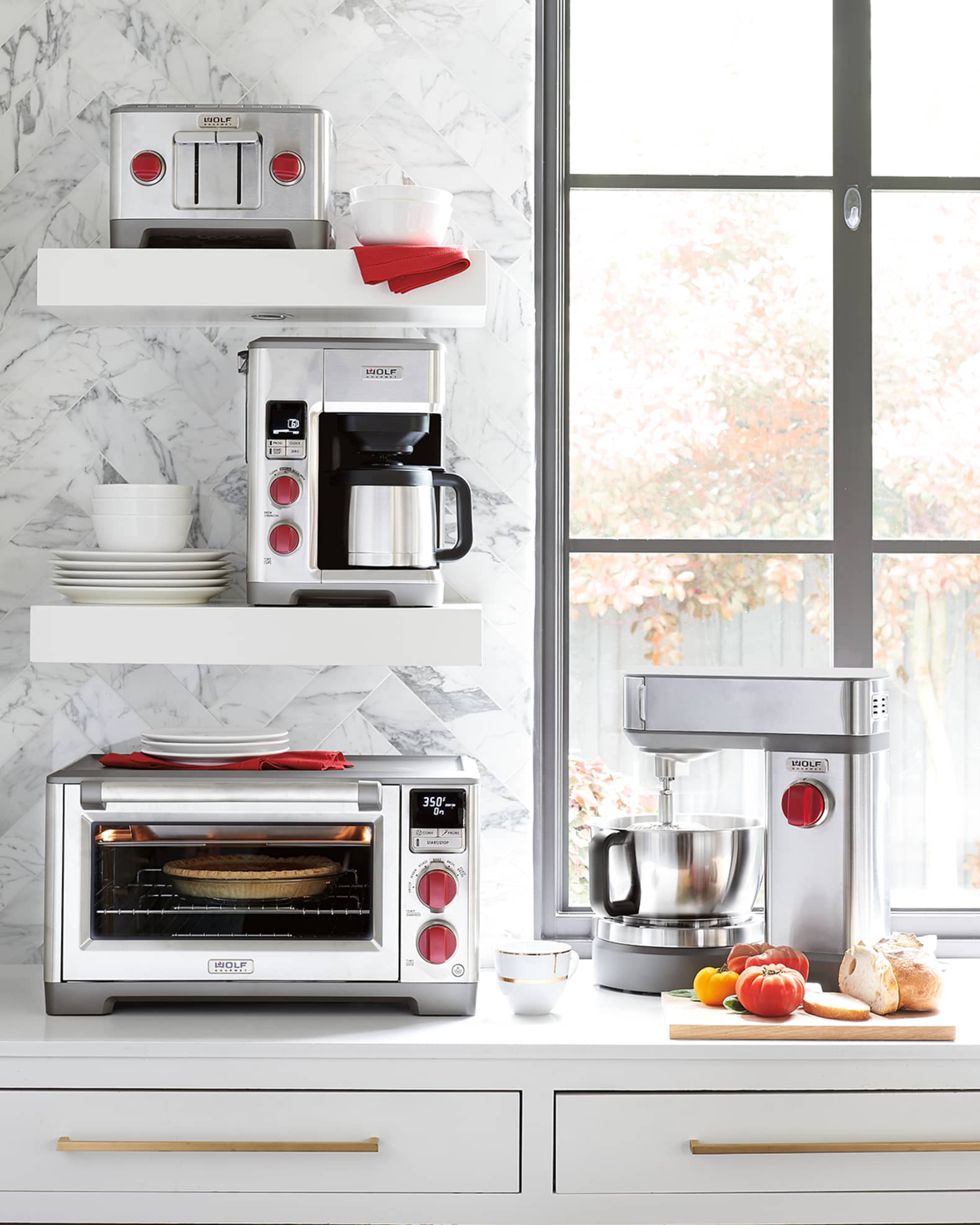 Wolf Gourmet Countertop Oven with Red Knobs + Reviews
