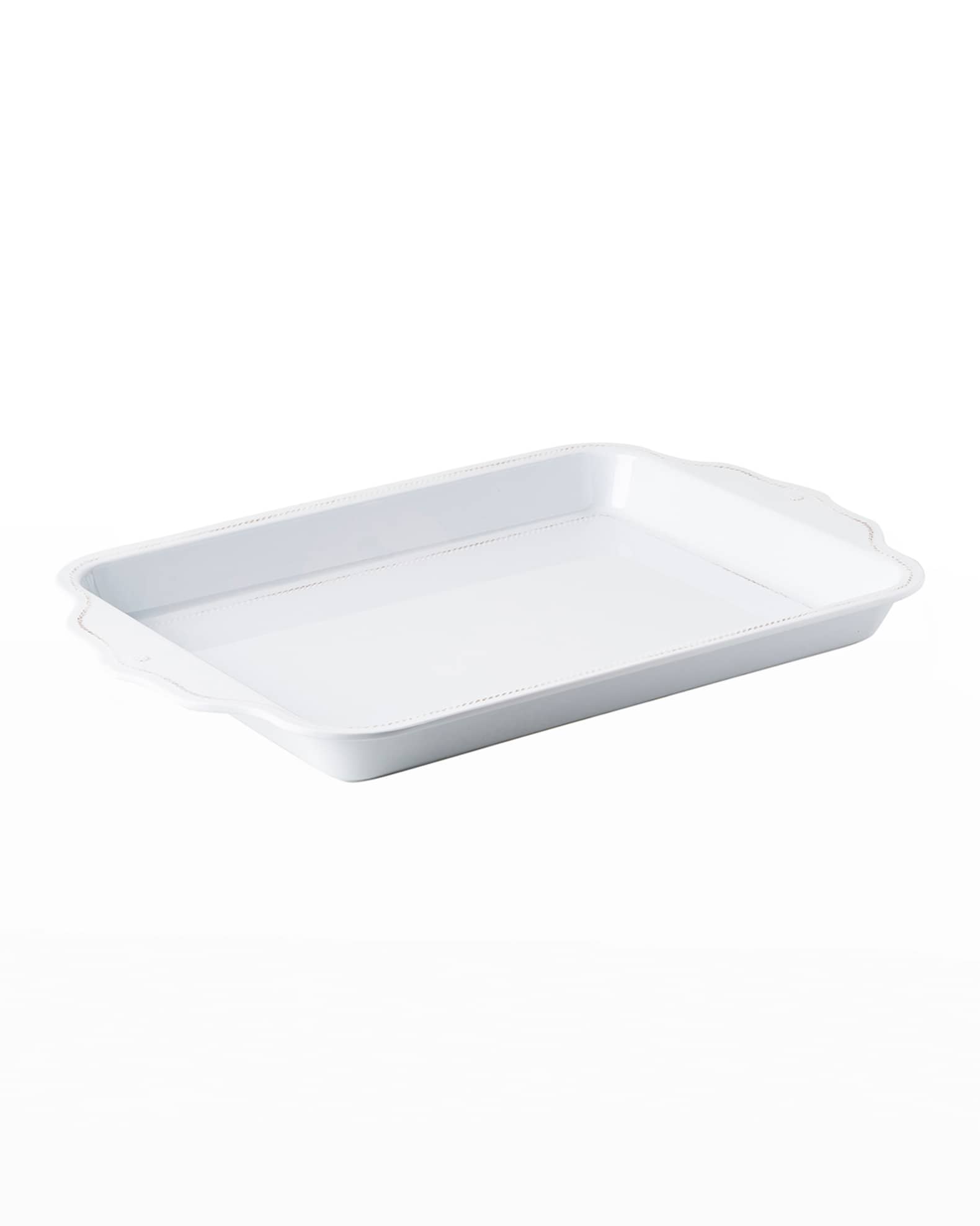 Berry & Thread Melamine 24" Tray - Whitewash 1