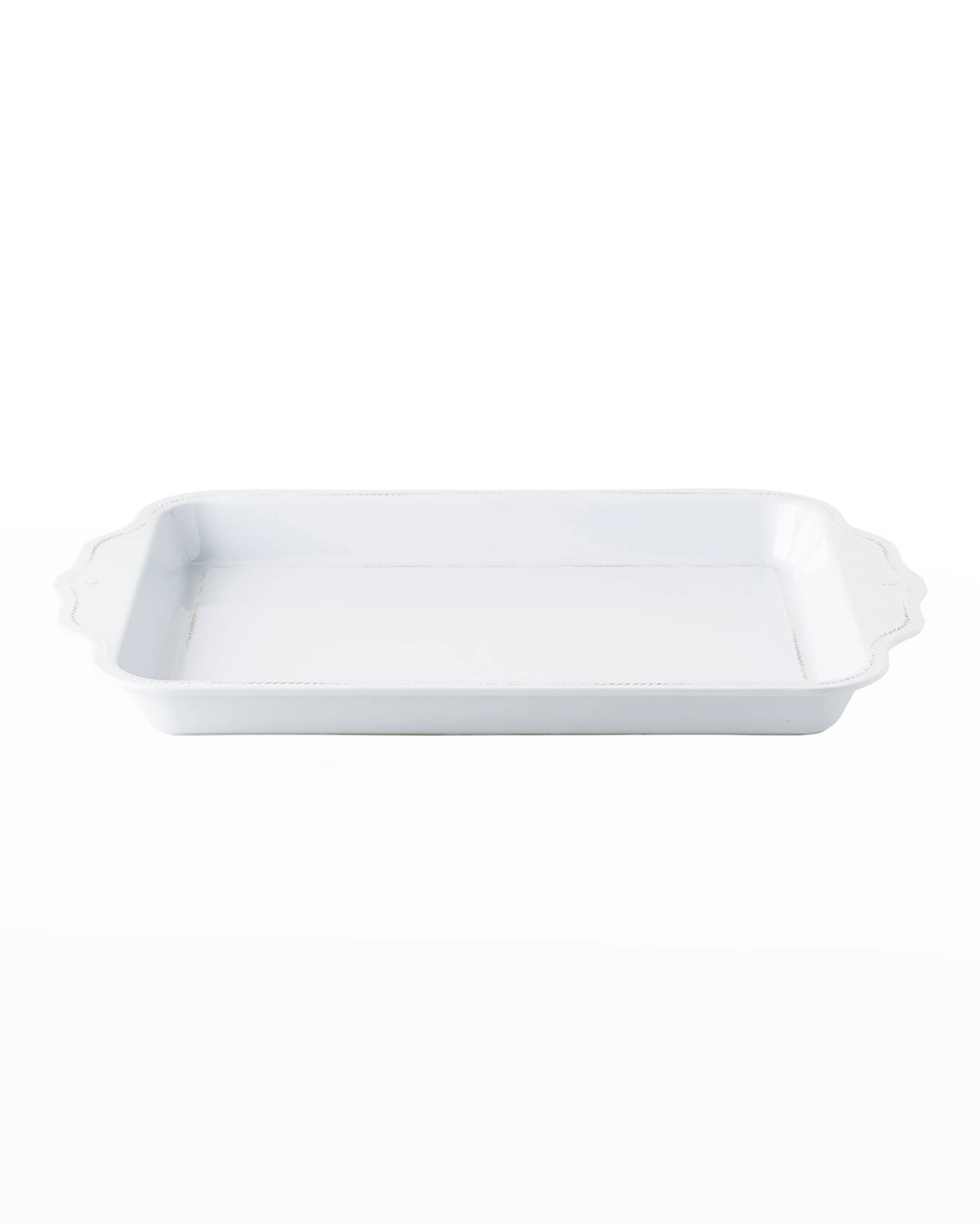 Berry & Thread Melamine 24" Tray - Whitewash 0