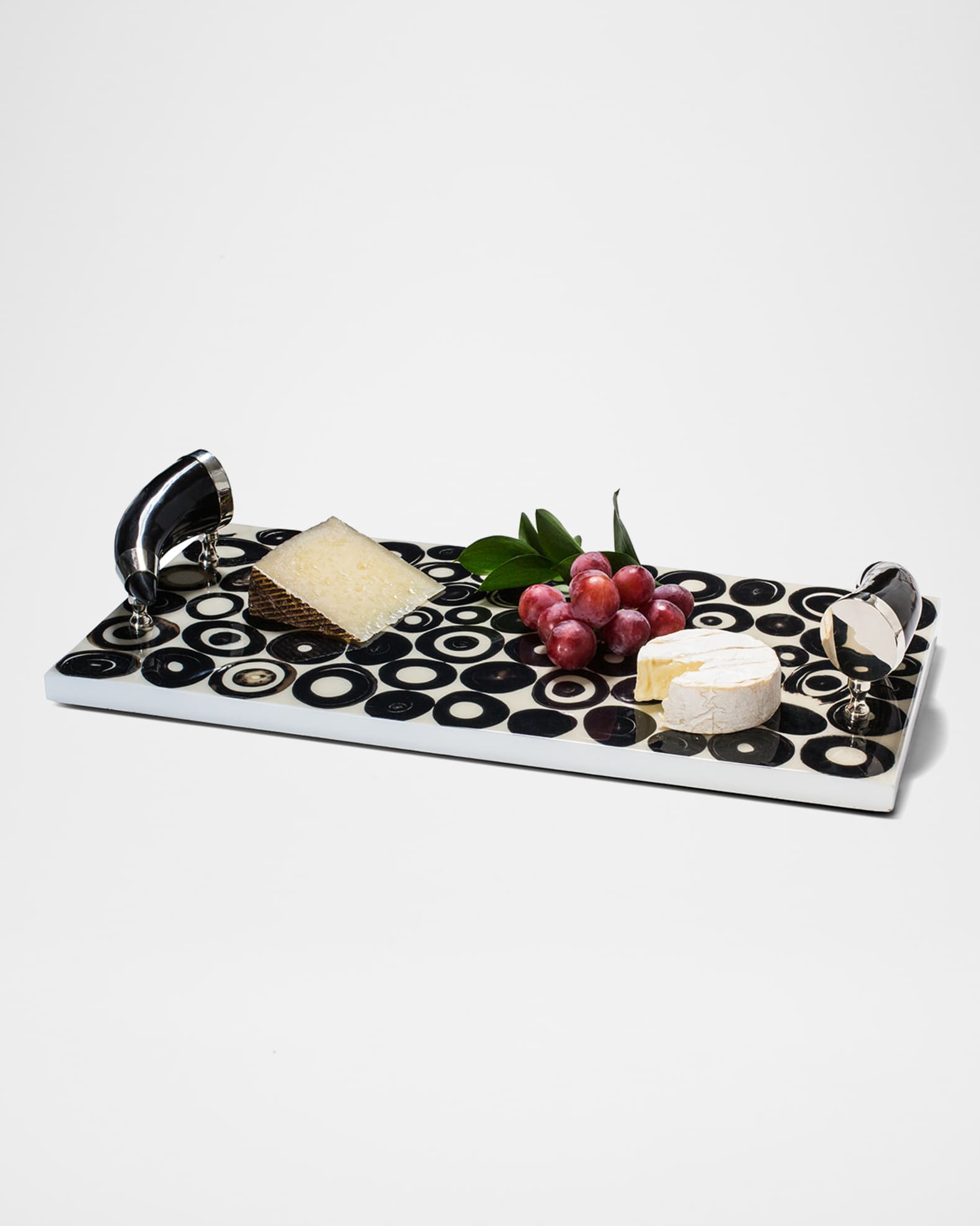Horn Ring Veneer Large Serving Board 0