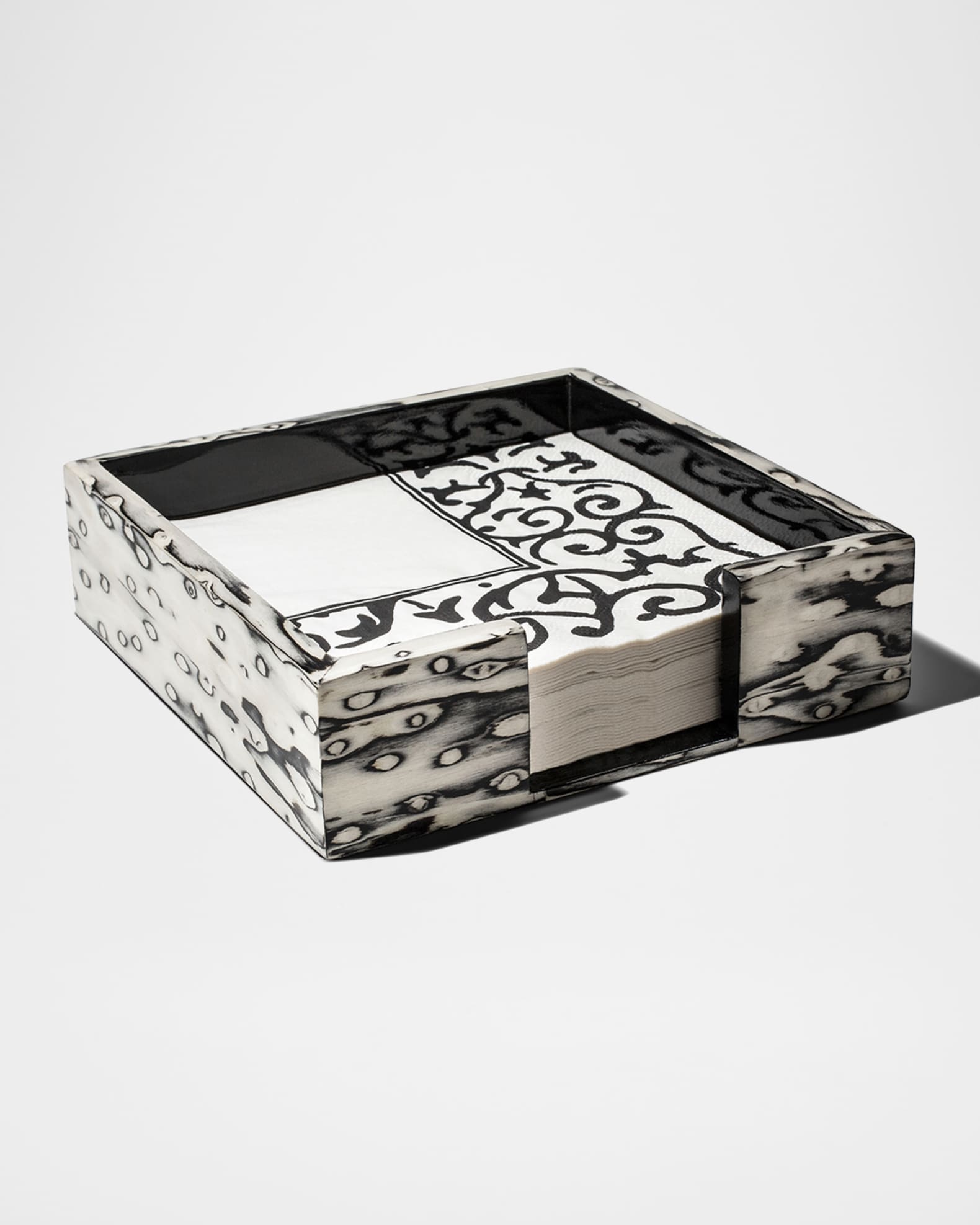 Ojo de Pajaro Large Dinner Napkin Holder 1
