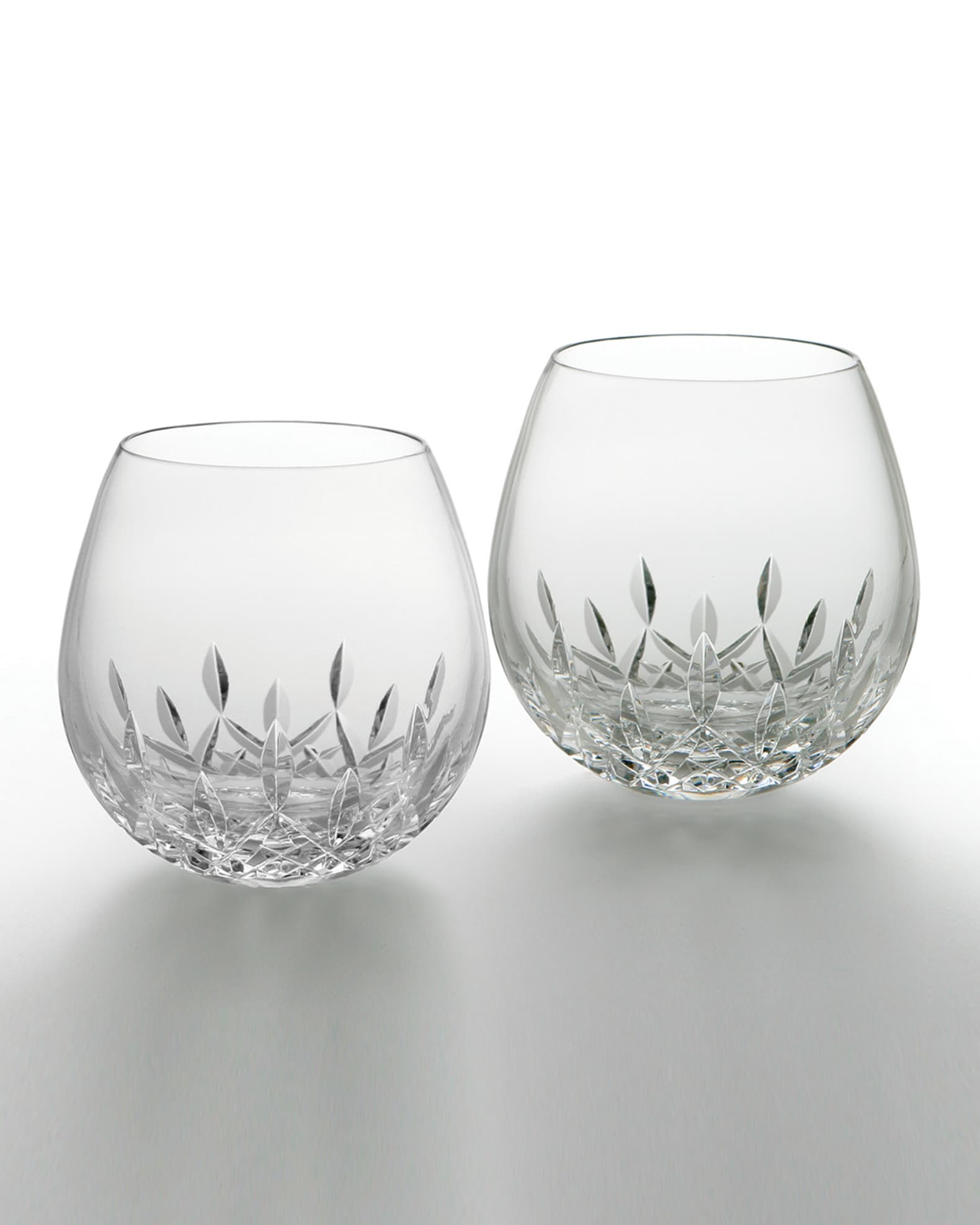 Waterford Lismore Essence Stemless White Wine, Set of 2