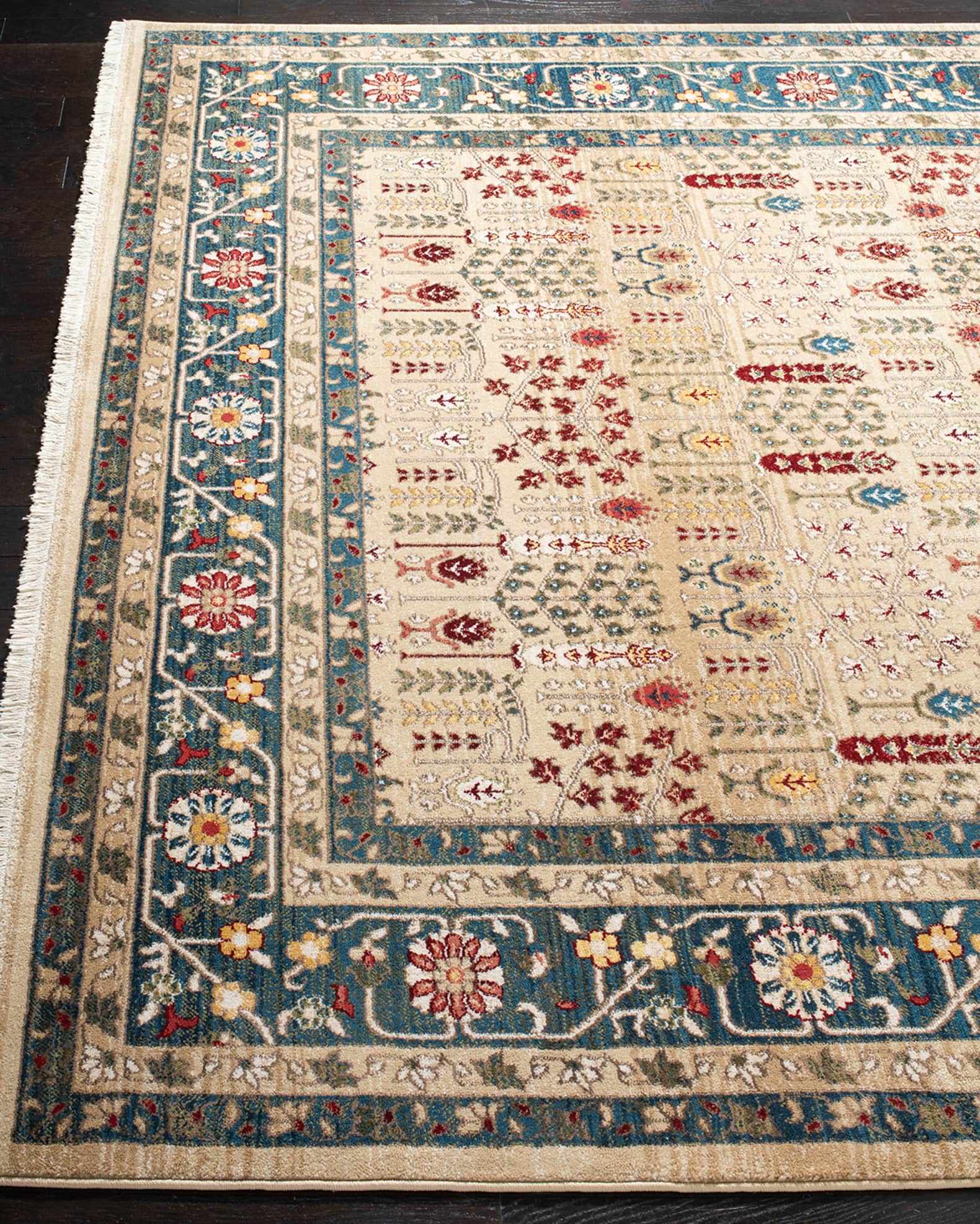 Marqaux Navy Power-Loomed Rug, 8' x 10' 1