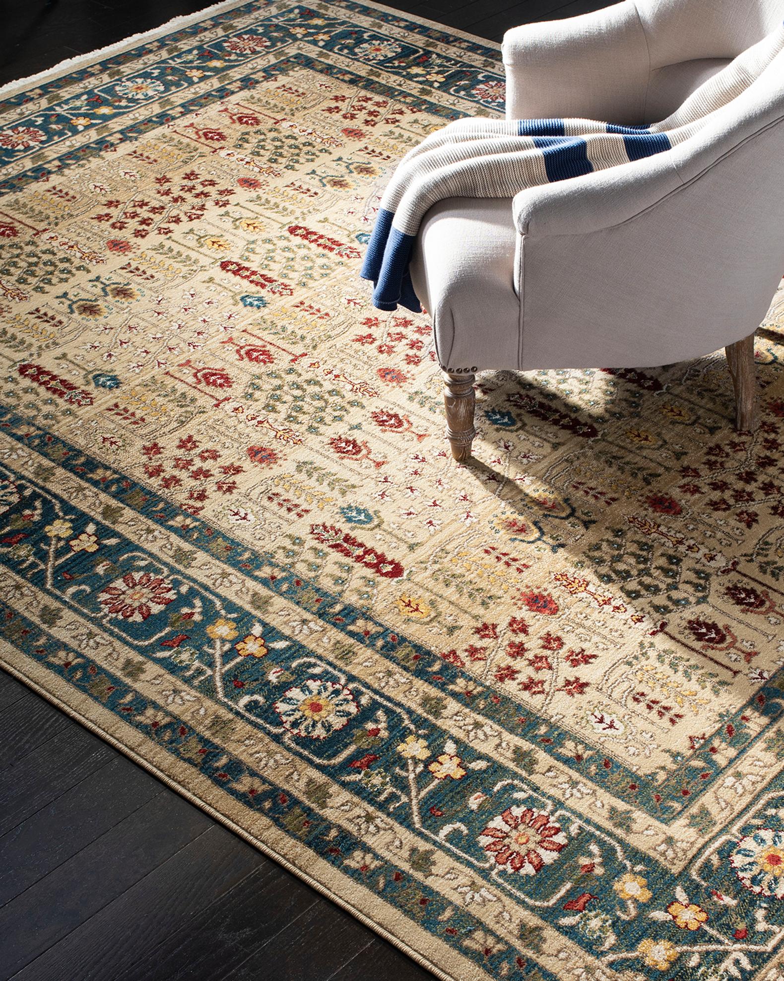 Lauren Ralph Lauren Marqaux Navy Power-Loomed Rug, 8' x 10