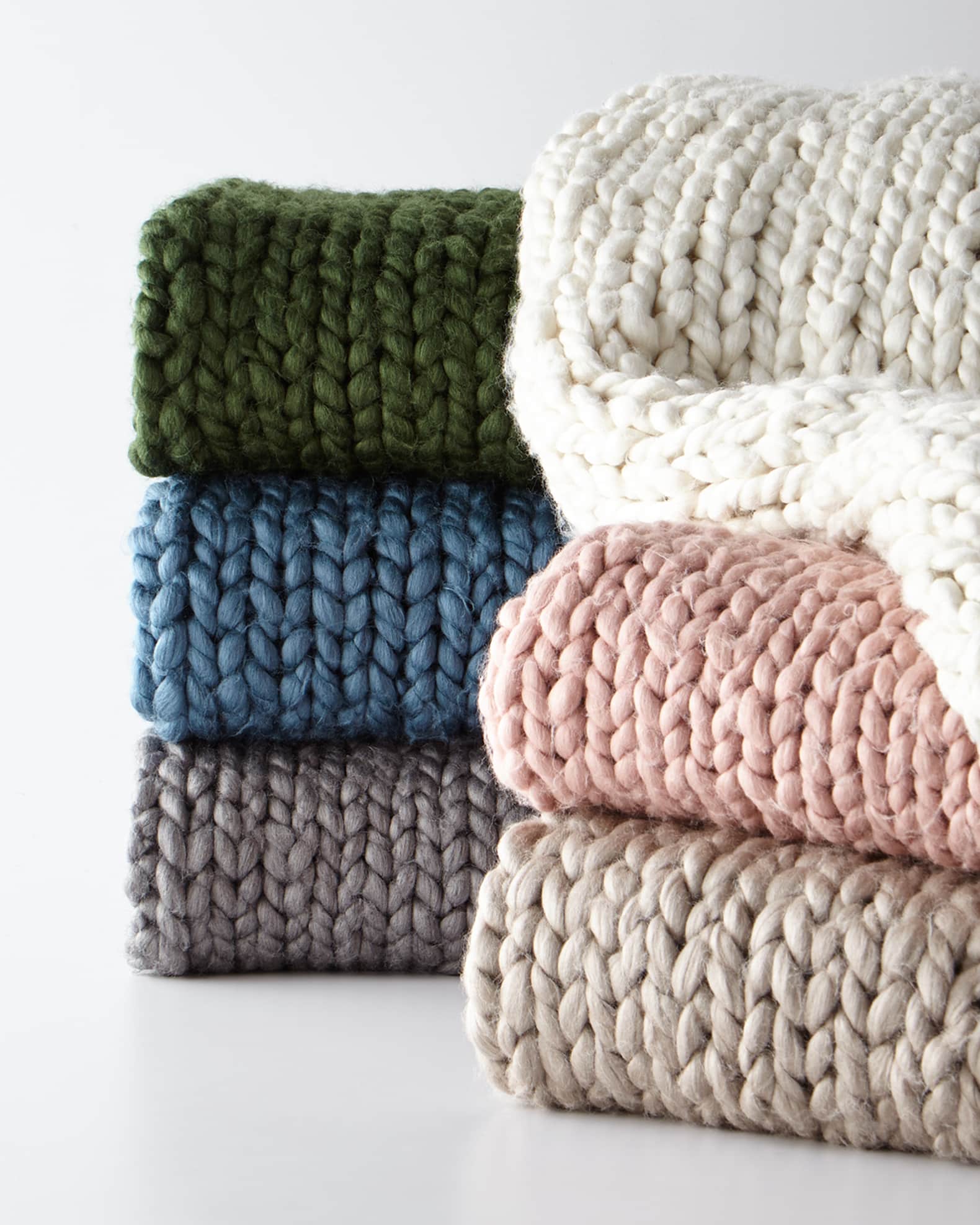 Hannah Chunky Knit Throw 0