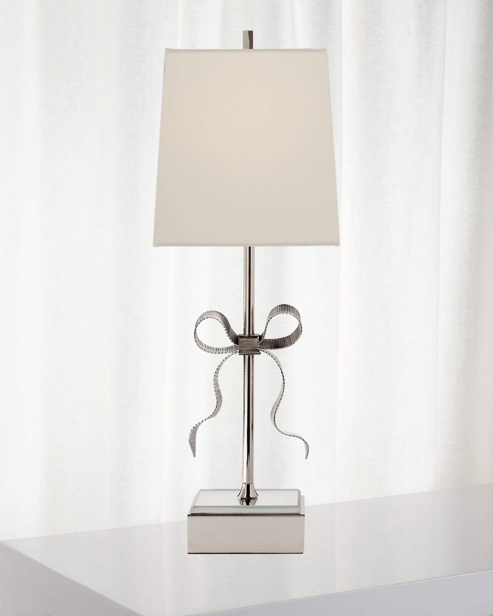 Ellery Grosgrain Bow Table Lamp 0