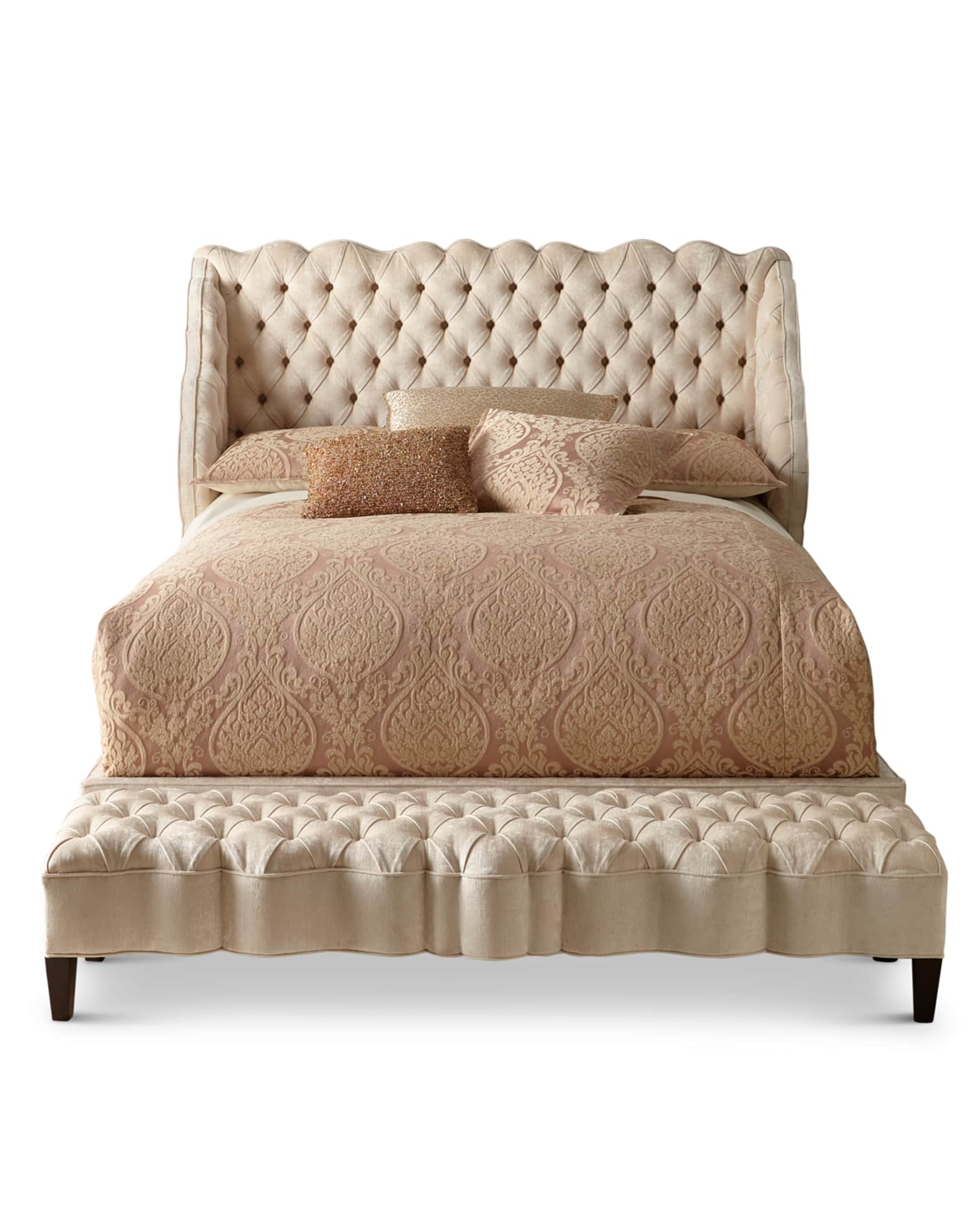 Madelena Wingback California King Bed 0