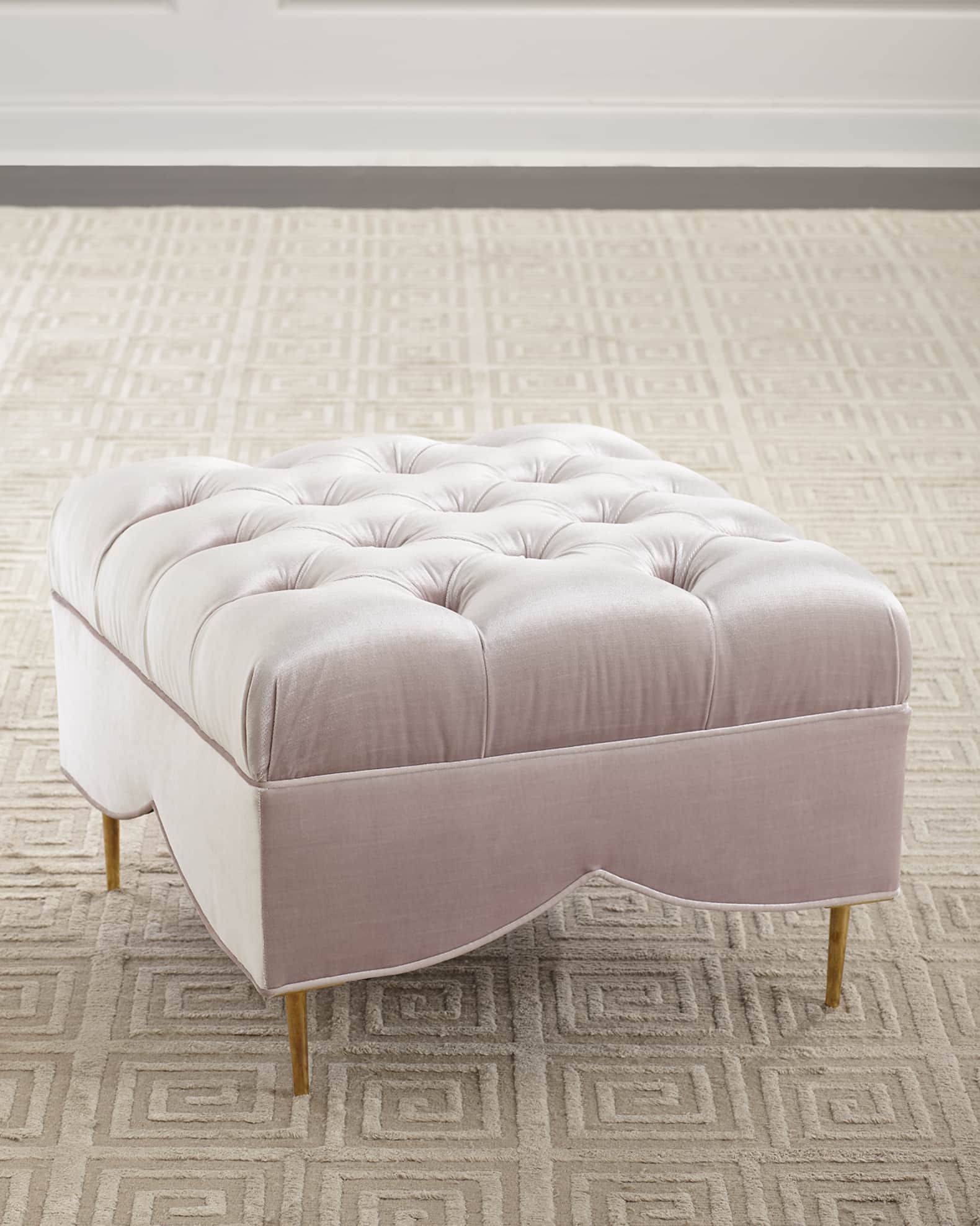 Valentina Tufted Ottoman 1