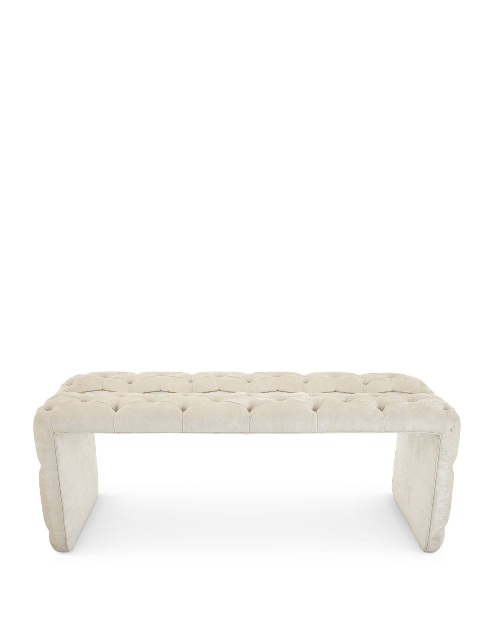 Elisa Marble Inlay Bench 51" 0