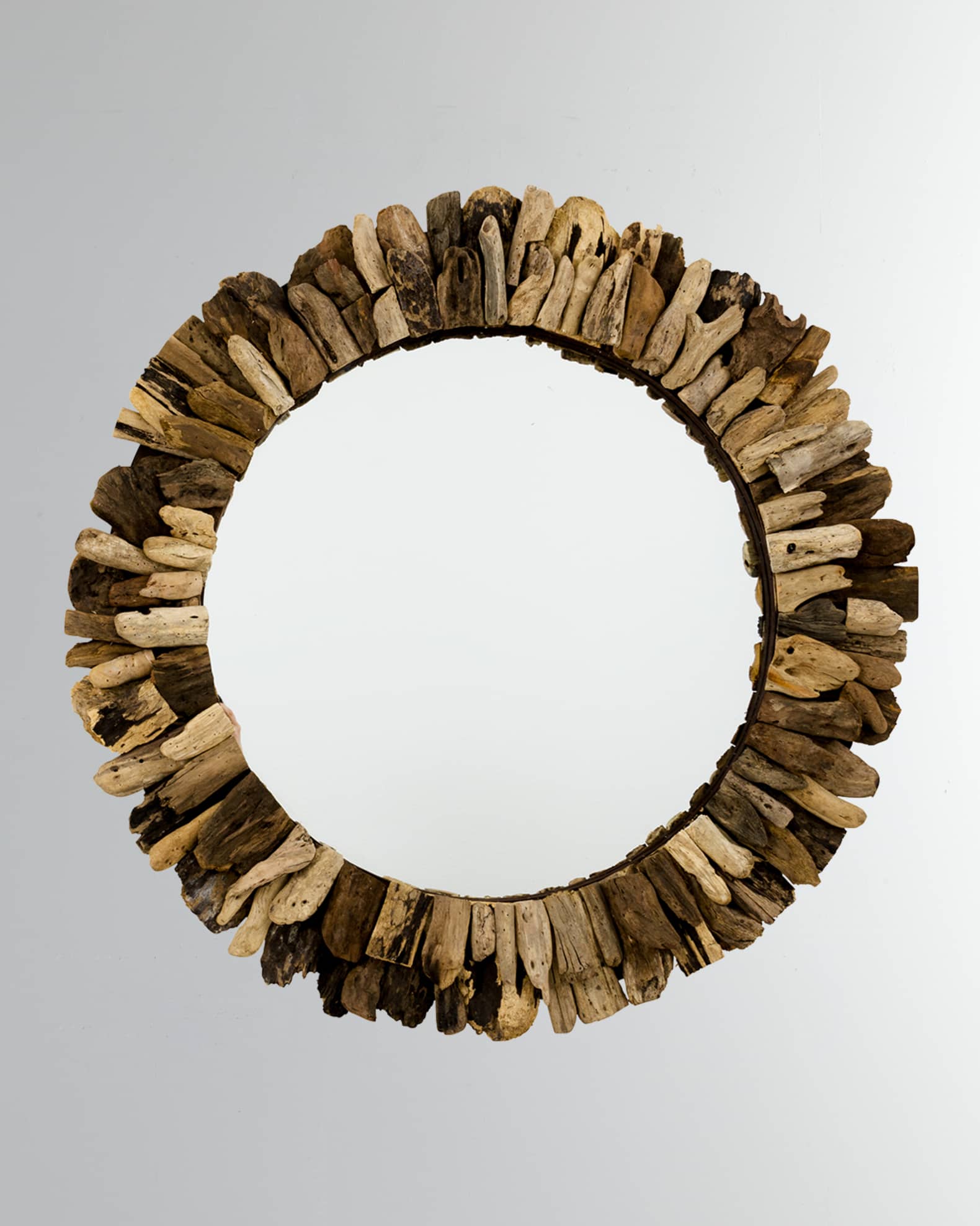 Driftwood Round Mirror | Neiman Marcus
