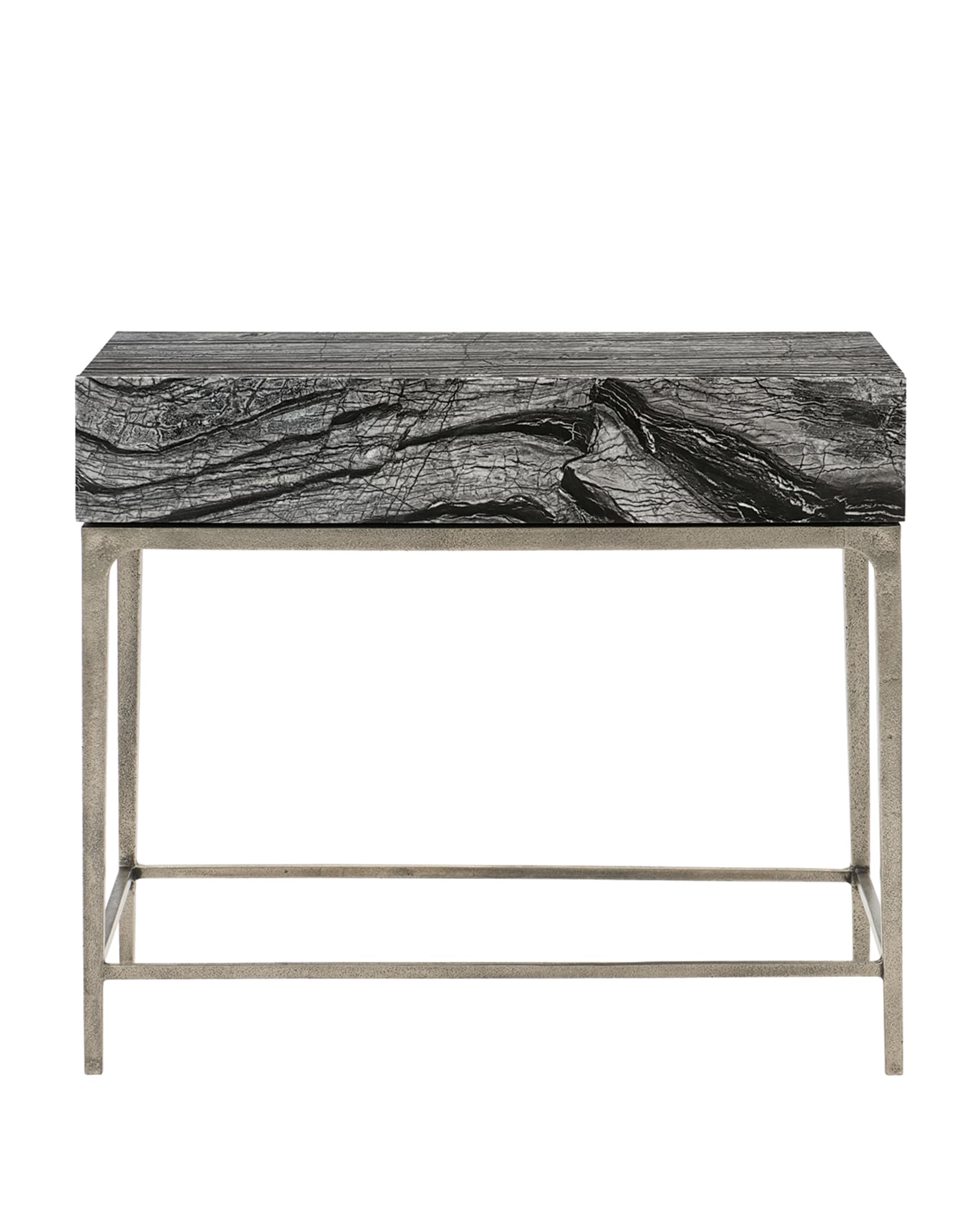 Bernhardt Linea Black Forest Marble Night Stand Neiman Marcus