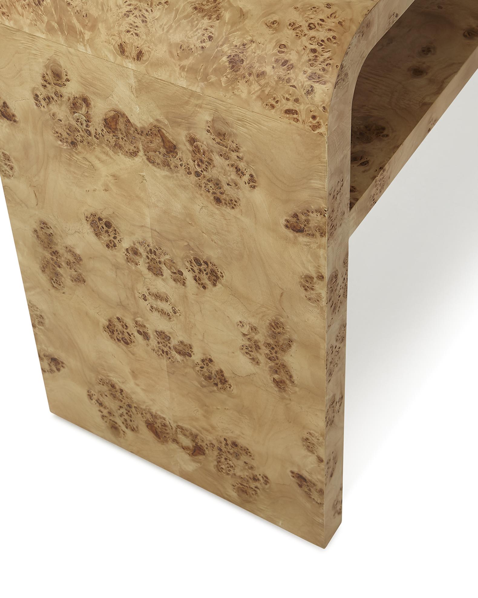 Worlds Away Burlwood Console Table | Neiman Marcus