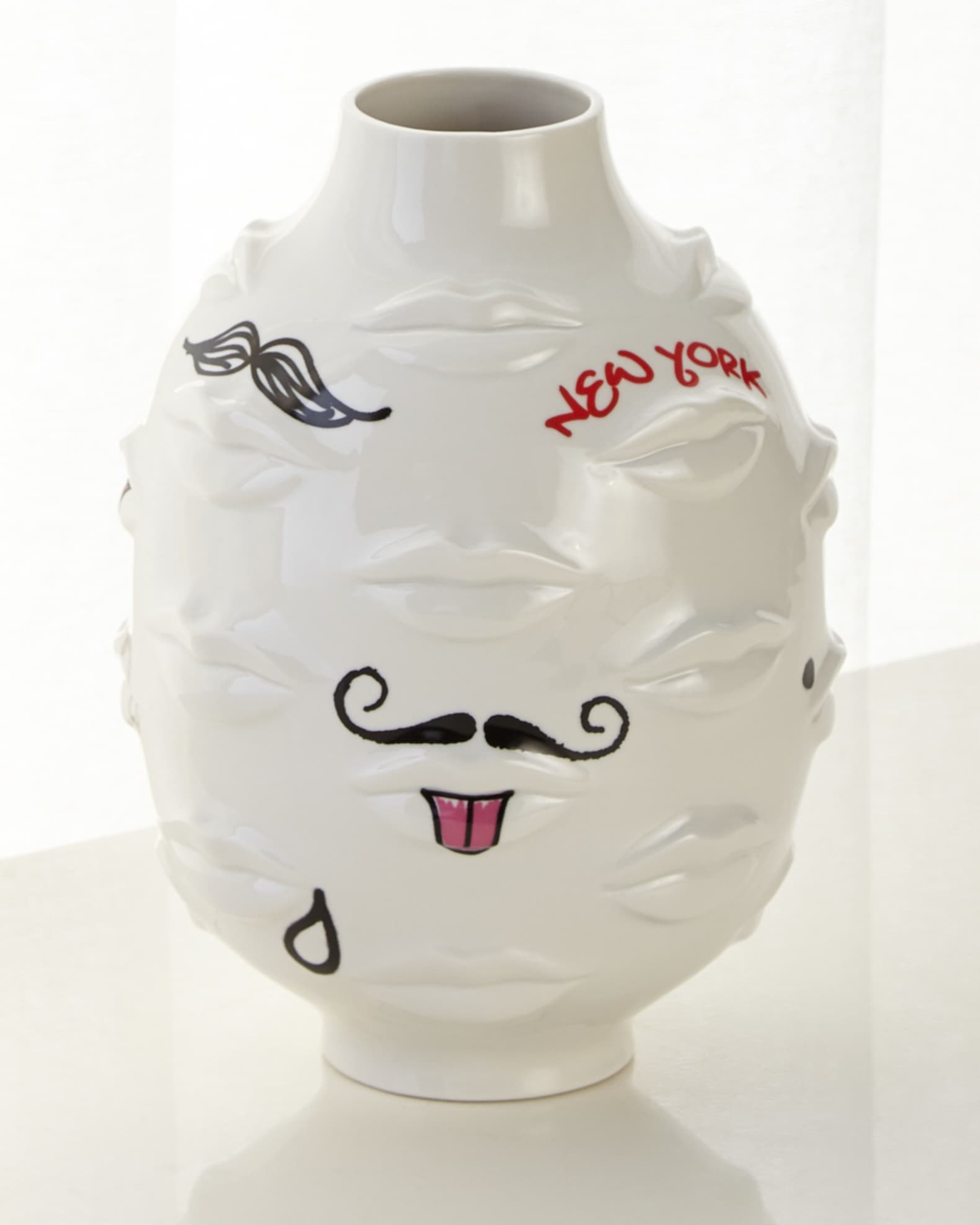 Jonathan Adler Gala Graffiti Round Vase Neiman Marcus