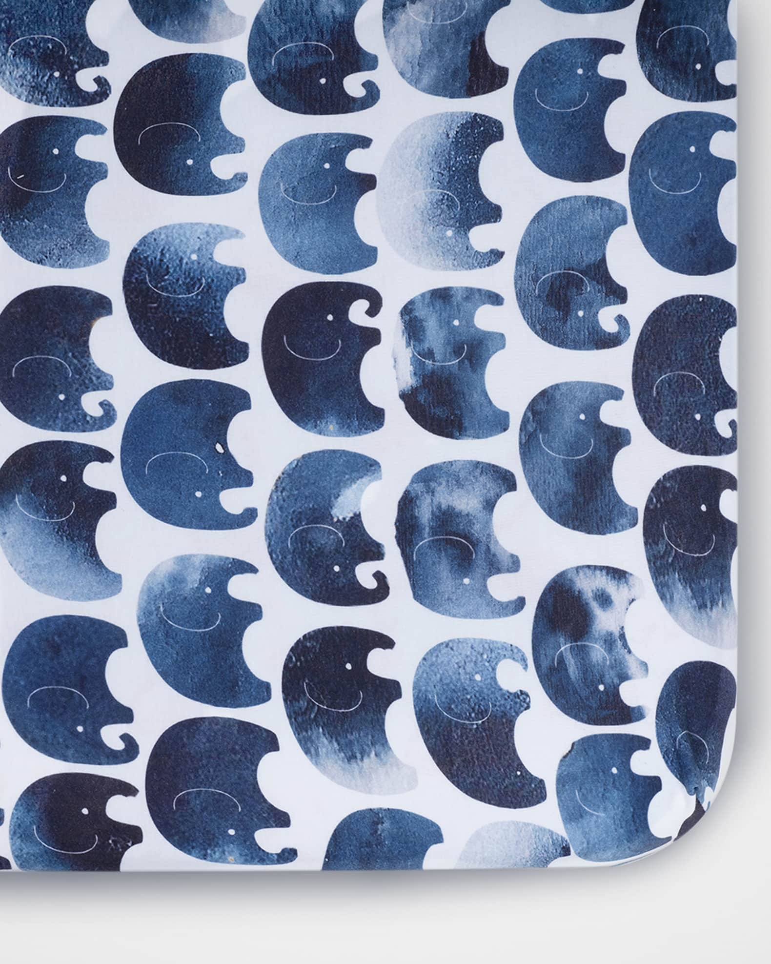 Elephant Jersey Standard Crib Sheet 0