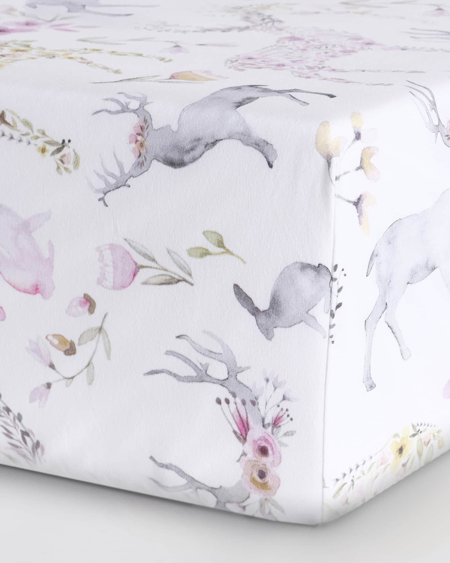 Fawn Jersey Standard Crib Sheet 1